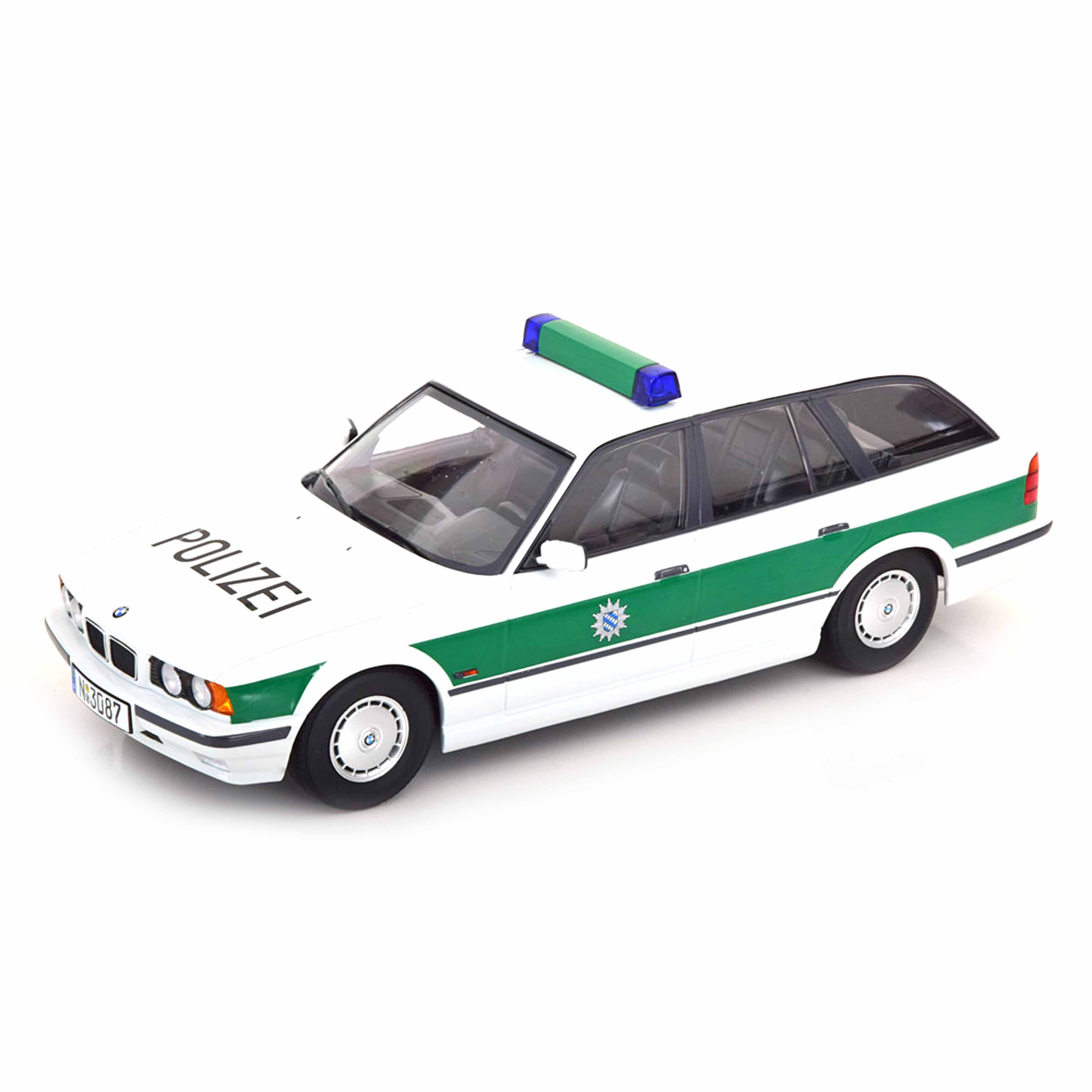 BMW Série 5 E34 Touring 1996 Polizei 1/18