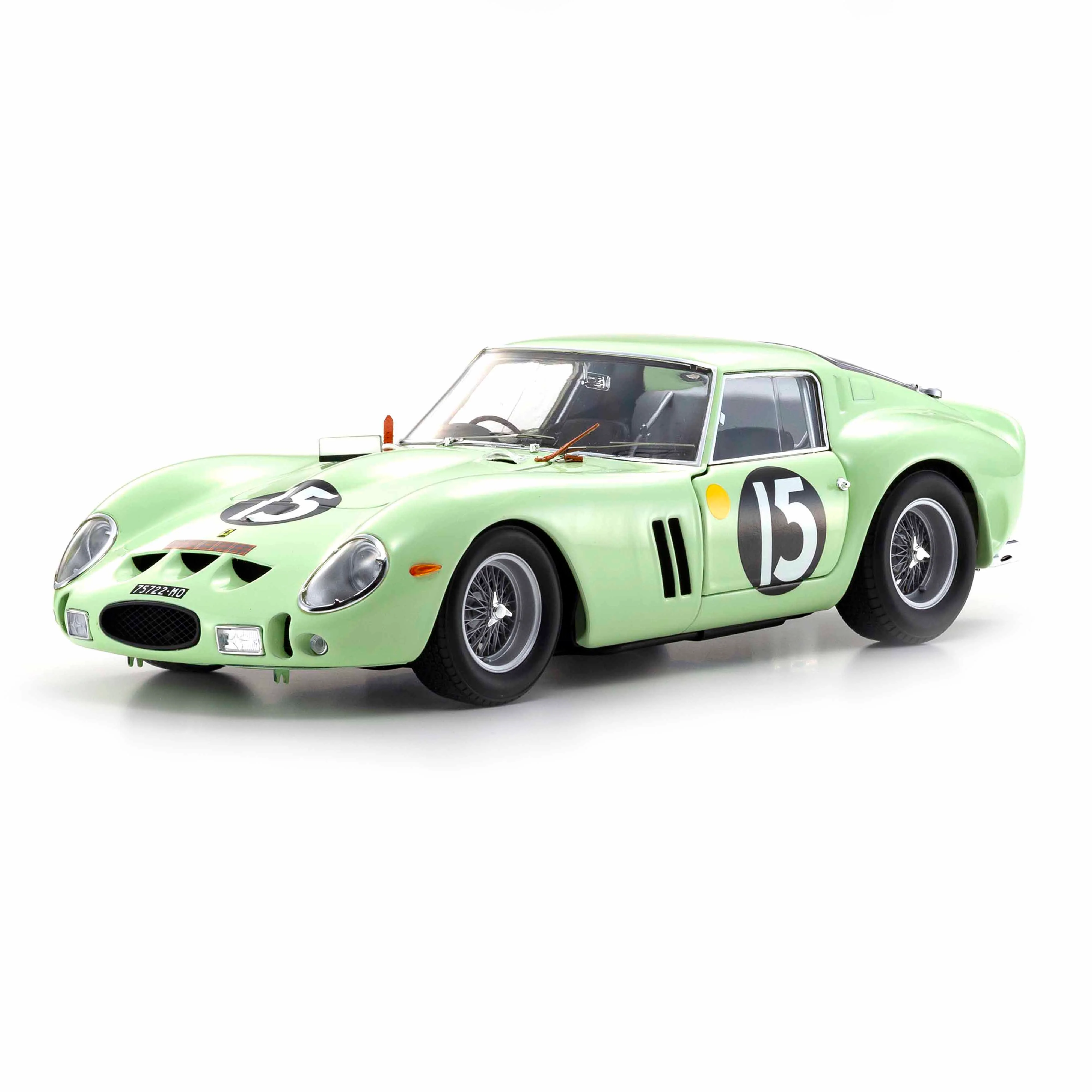 Ferrari 250 GTO 1962 Goodwood Tourist Trophy Vert Clair N°15 1/18