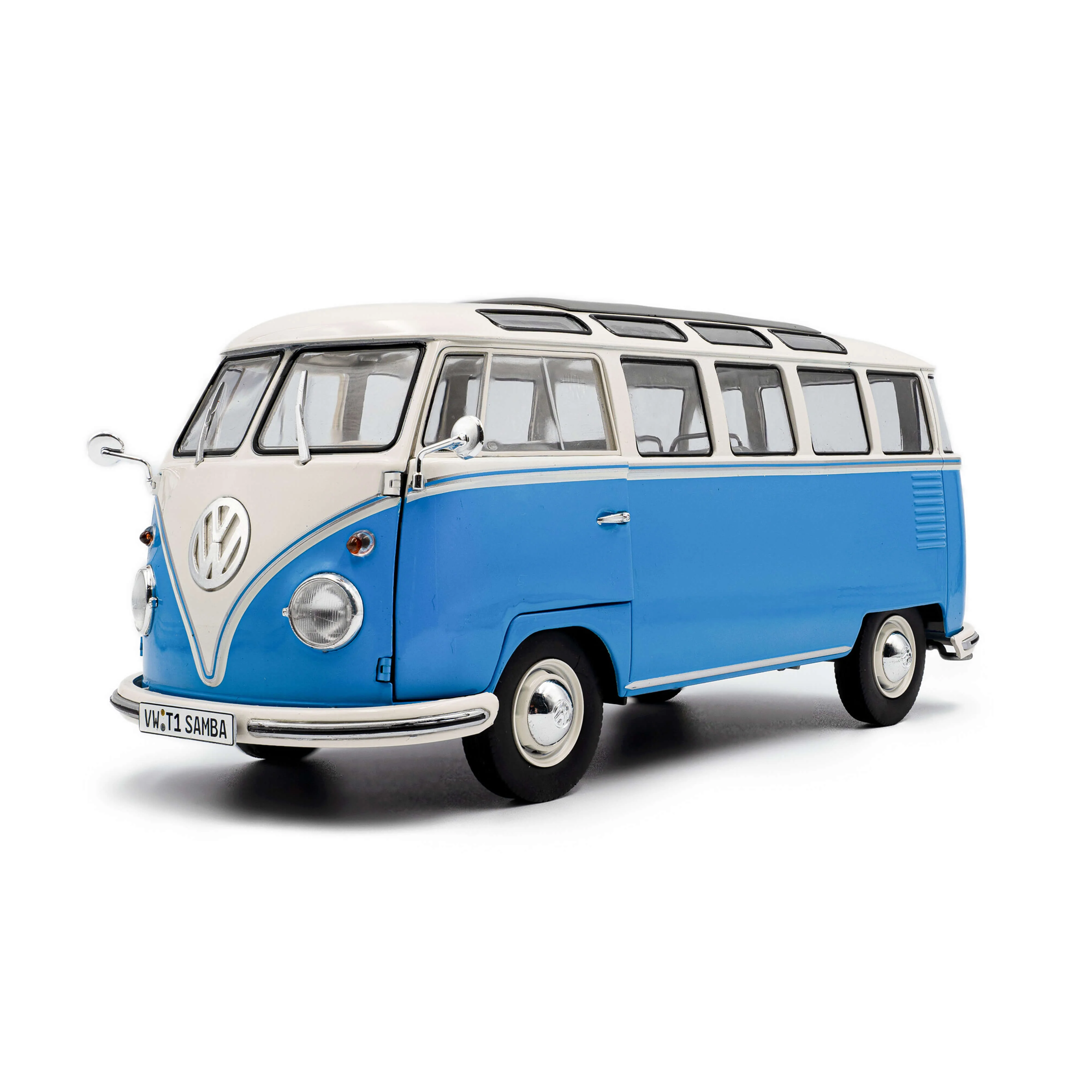 Volkswagen T1 Samba bleu/blanc 1962 1/18