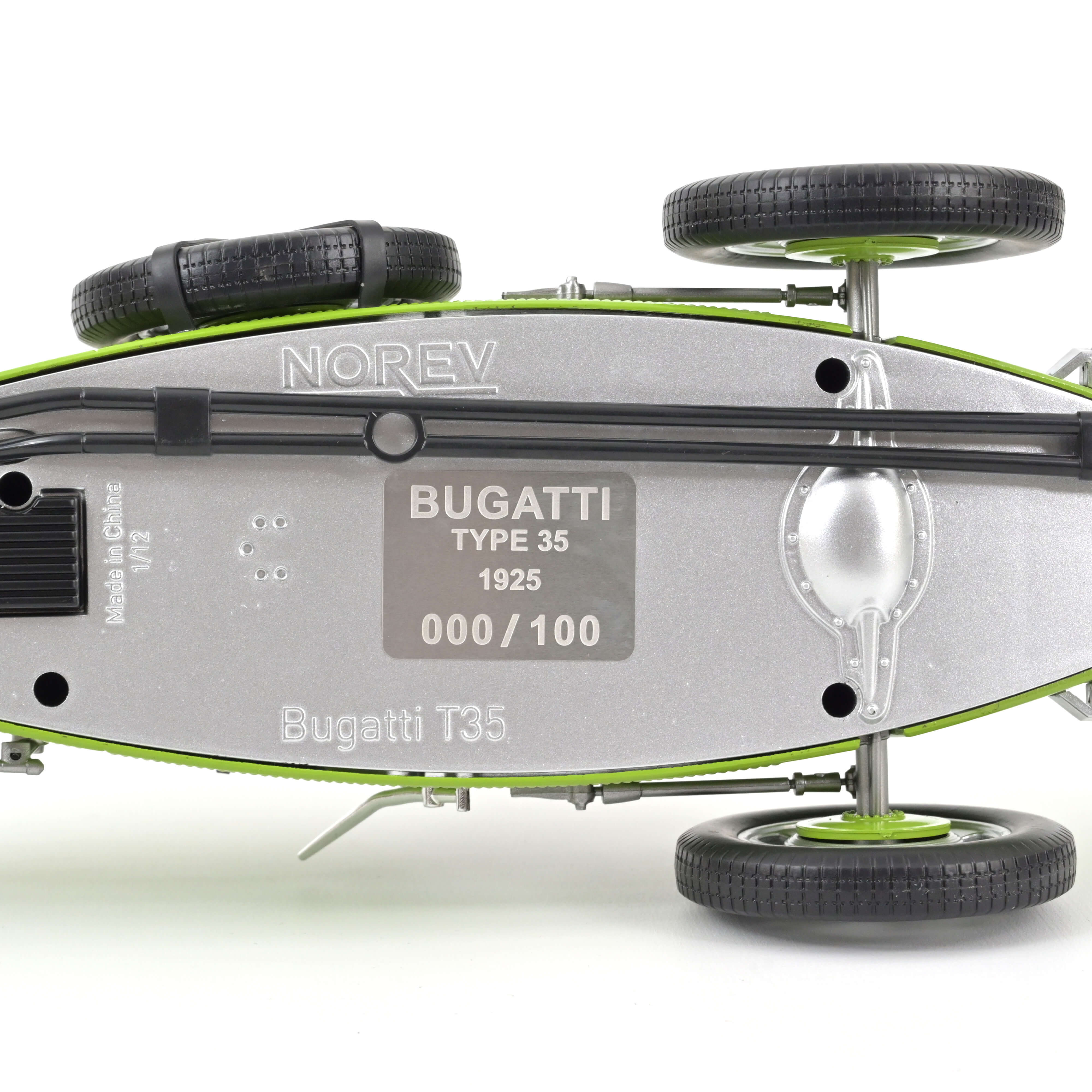 Bugatti T35 1925 Vert Olive 1/12 - 100pcs