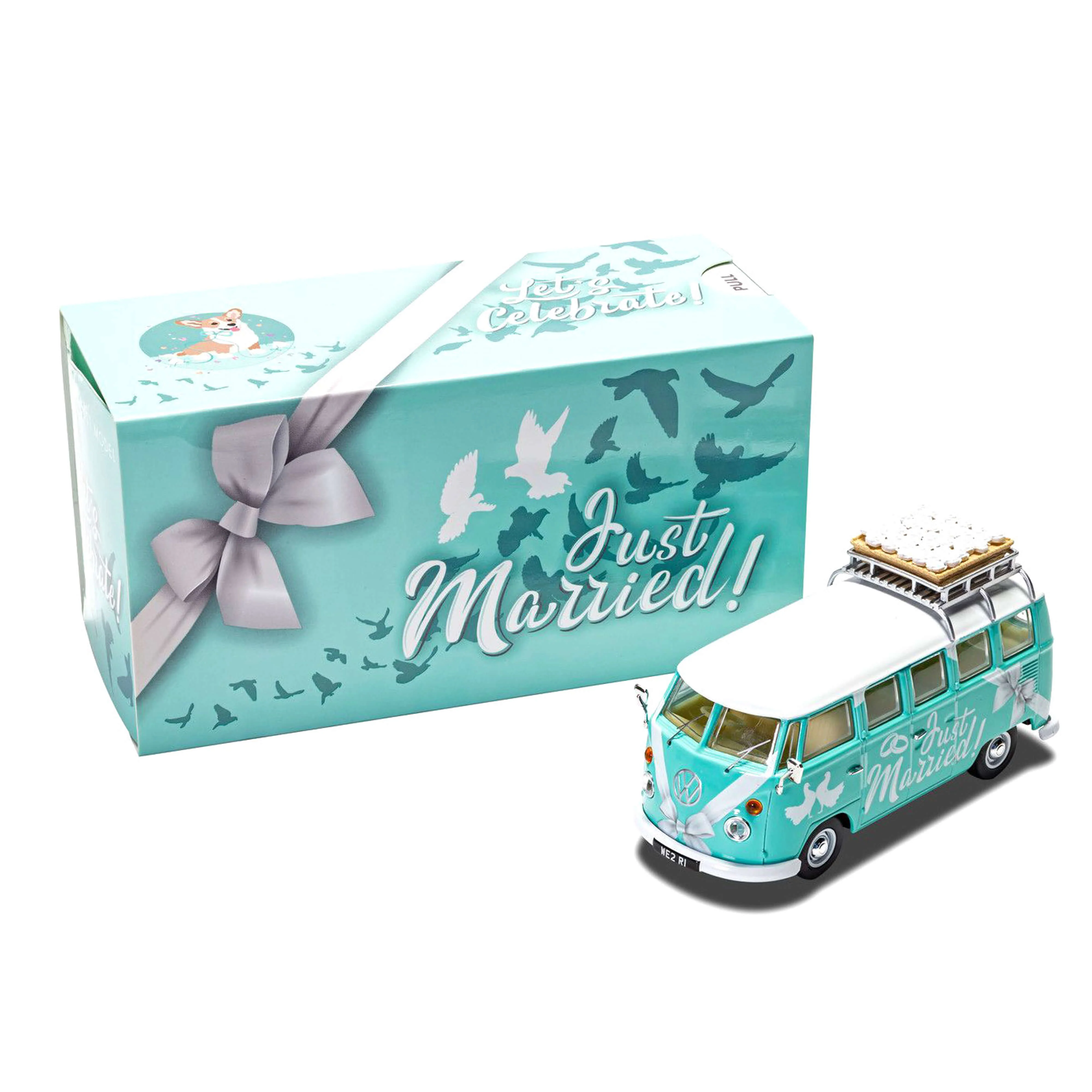 VW Combi - Jeunes mariés 1/43