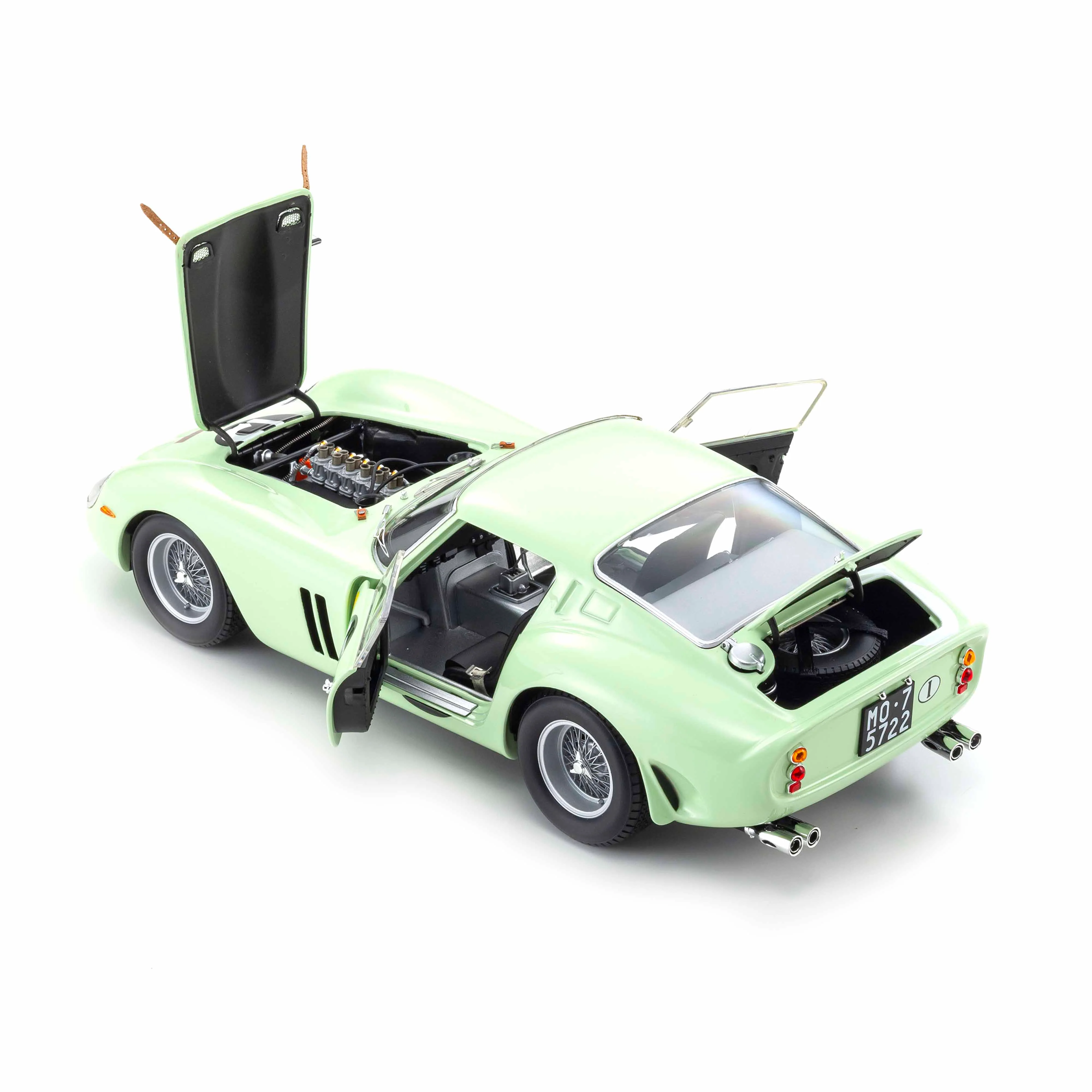 Ferrari 250 GTO 1962 Goodwood Tourist Trophy Vert Clair N°15 1/18