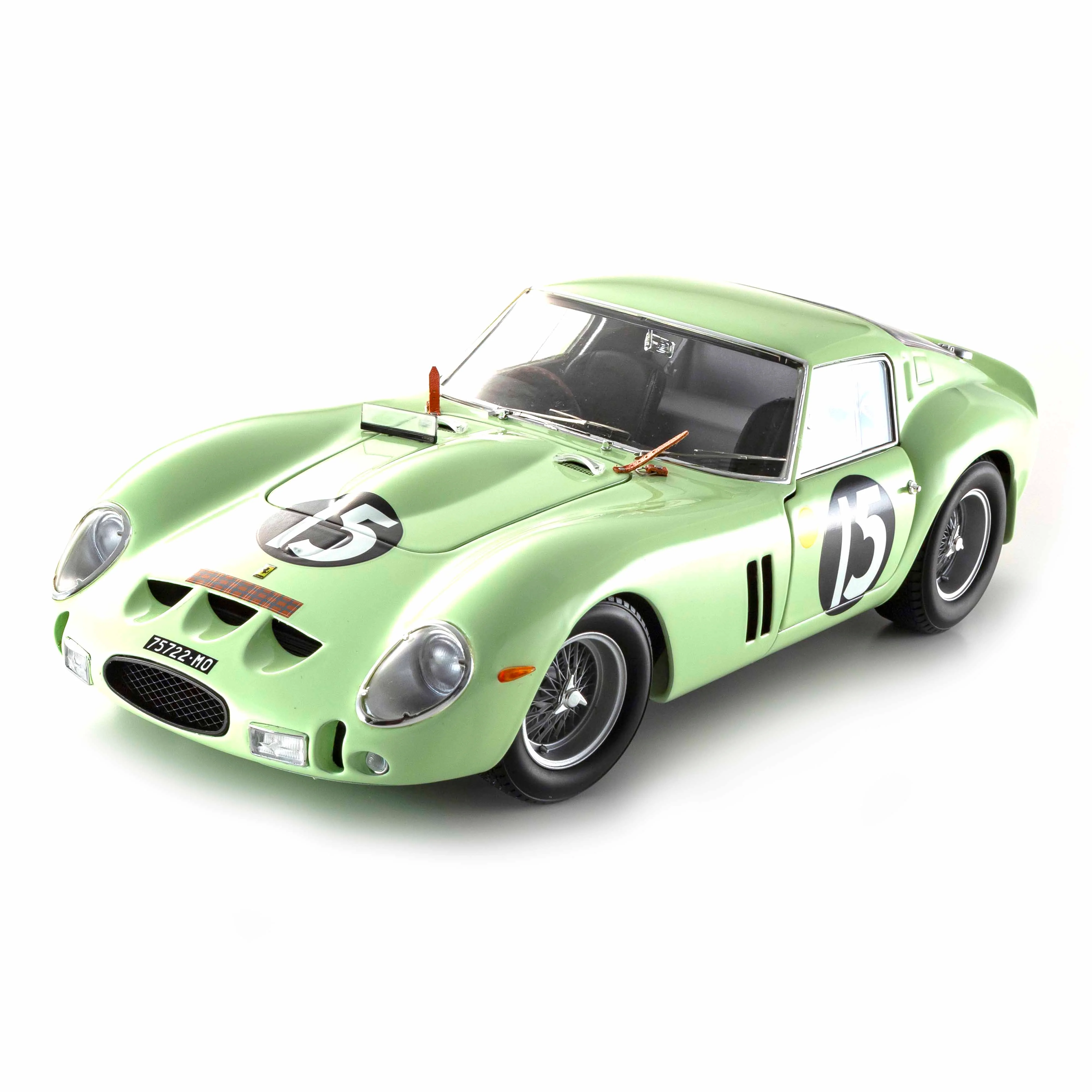 Ferrari 250 GTO 1962 Goodwood Tourist Trophy Vert Clair N°15 1/18
