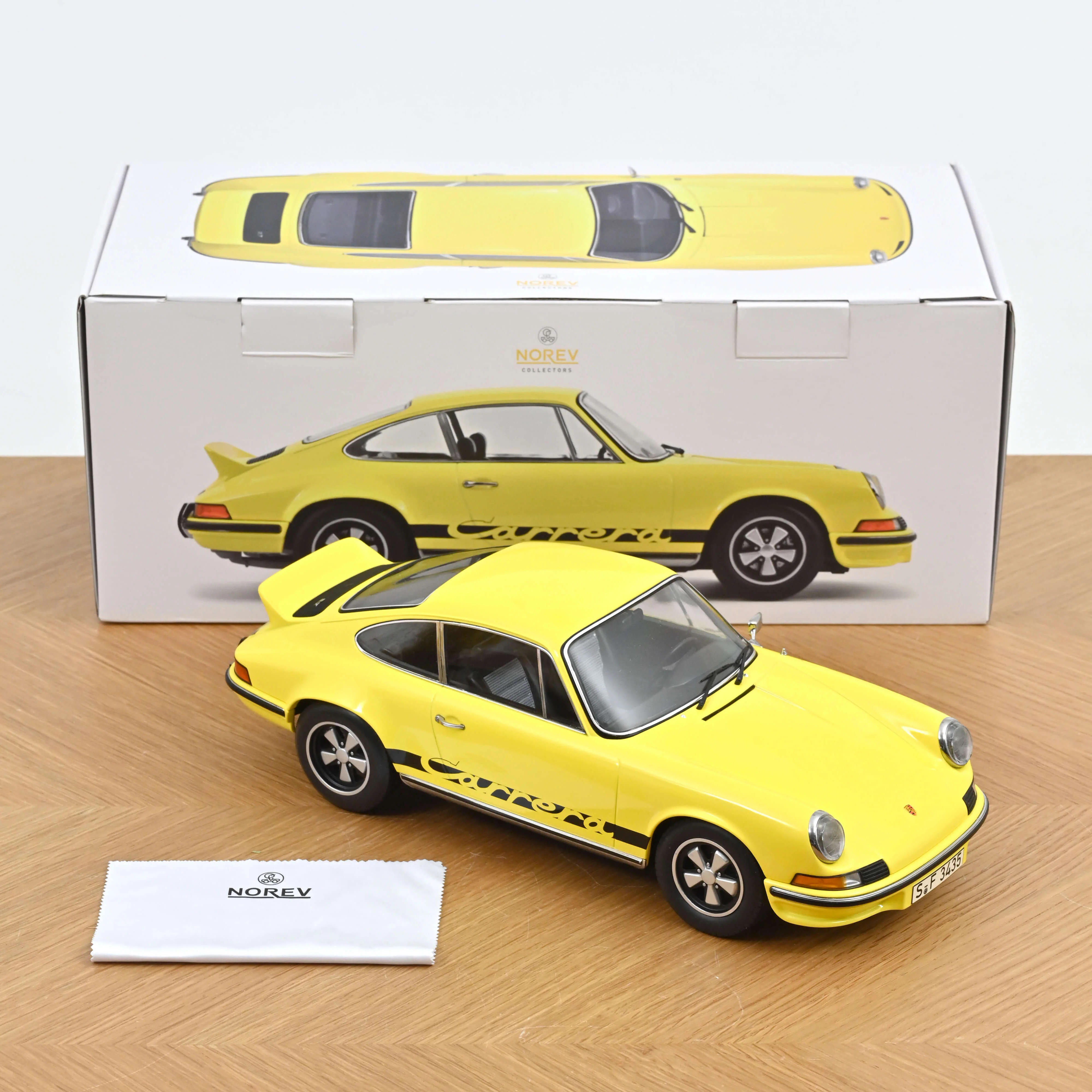 Porsche 911 Carrera RS 2.7 1973 Jaune clair 1/12 - 200 pcs