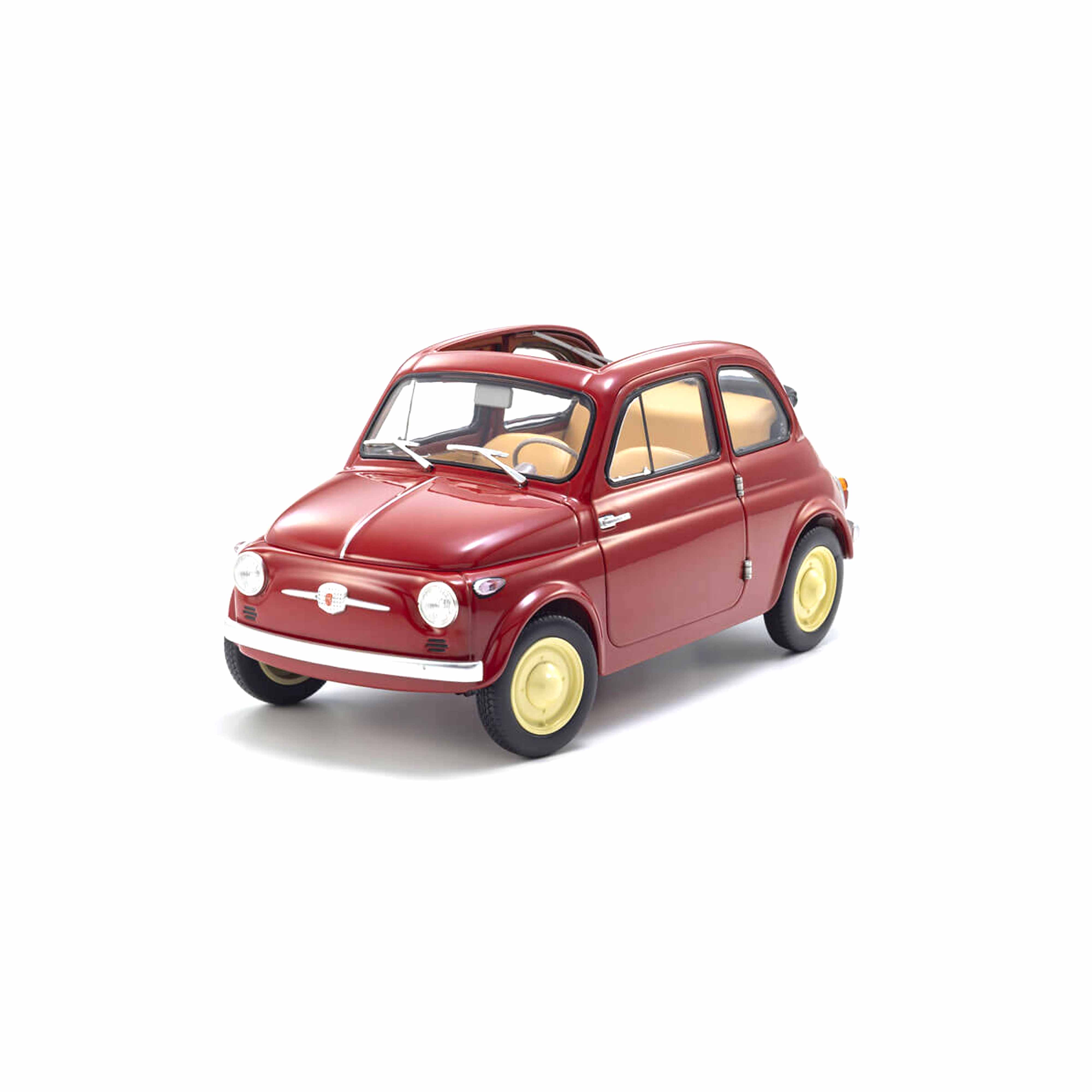 Fiat Nuova 500 Rouge Corail 1/18