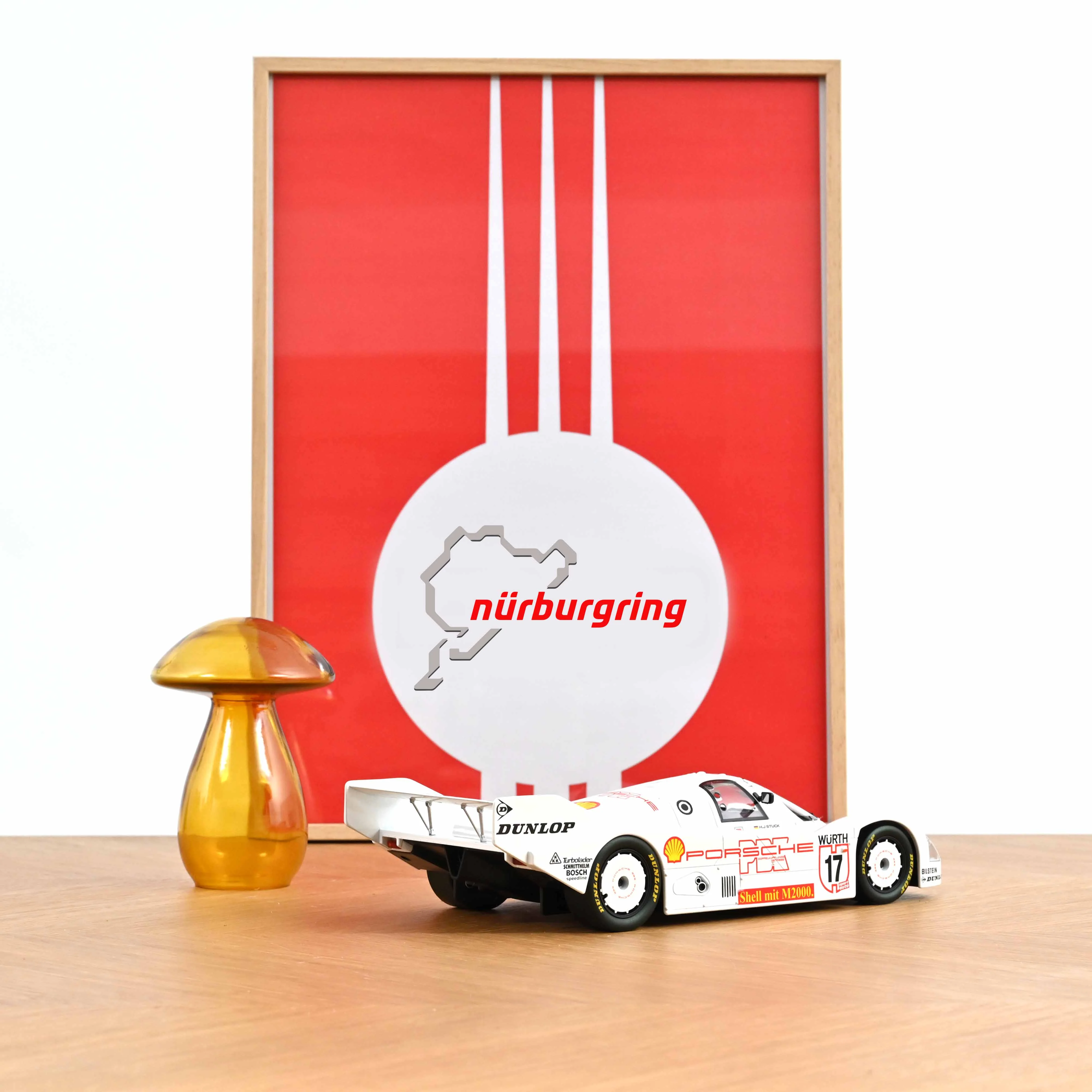 Porsche 962 C 1987 Supercup 17 H.-J. Stuck Gagnant 1/18