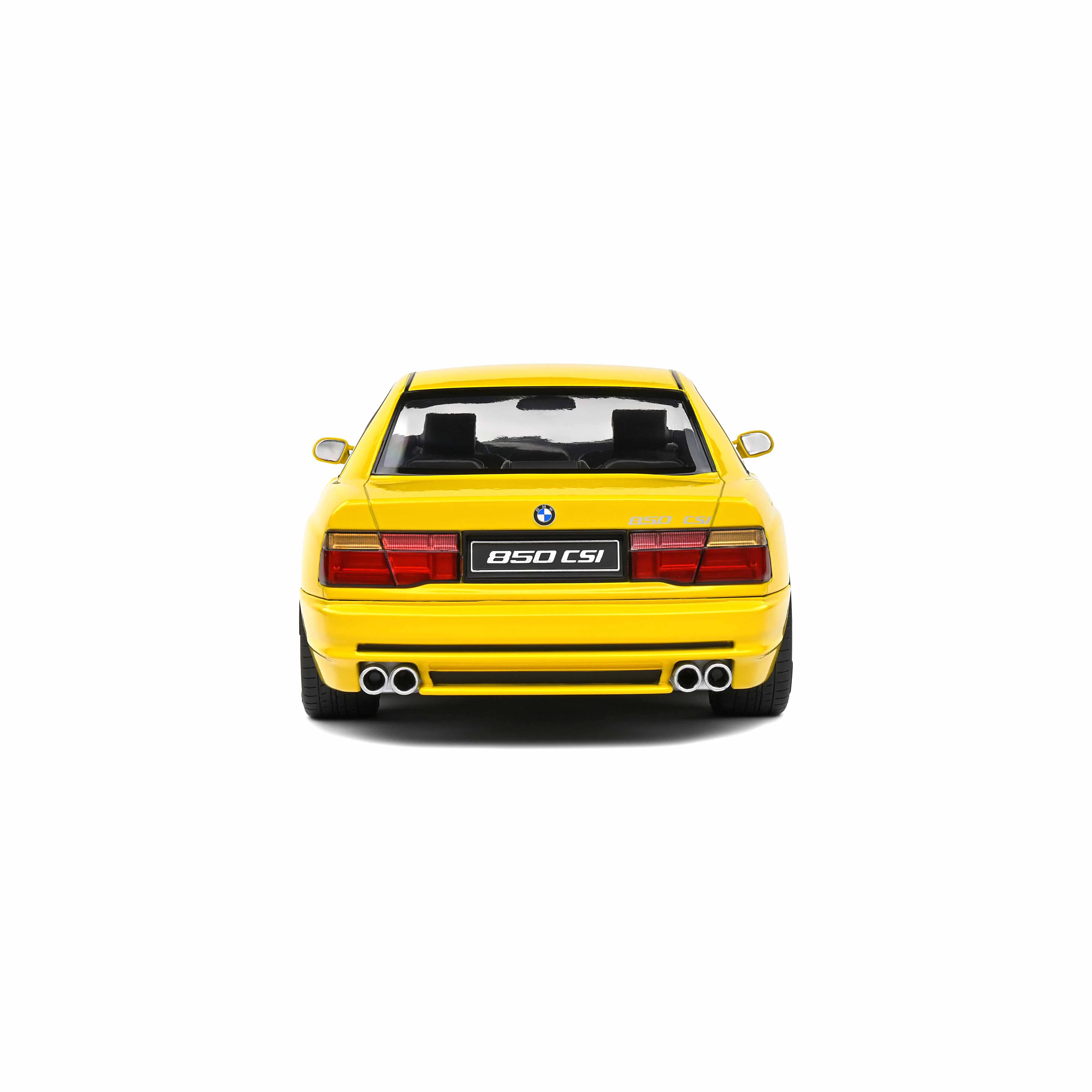 BMW 850 (E31) CSI Jaune Dakar 1990 1/18