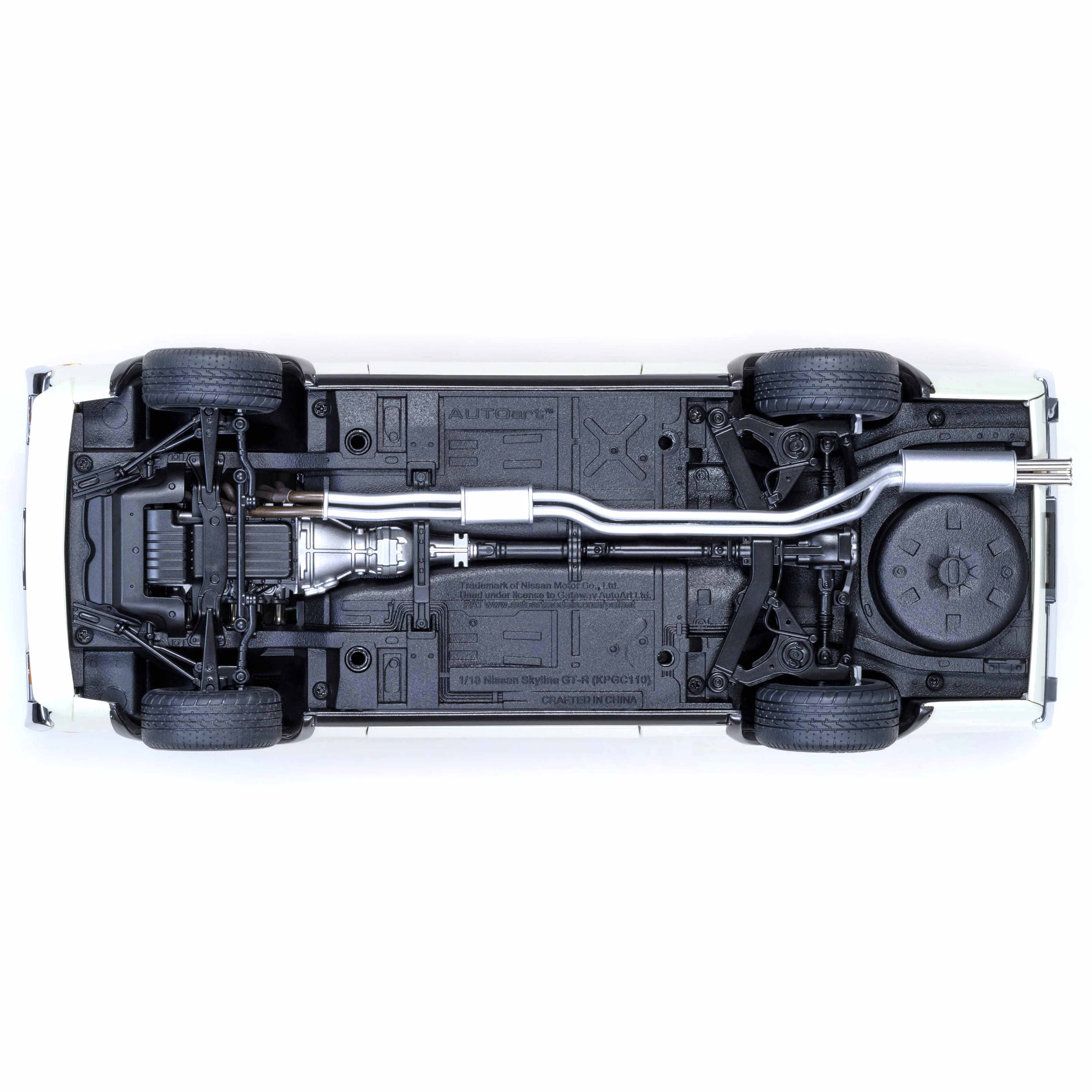 Nissan Skyline 2000 GT-R (KPGC110) Blanc 1/18