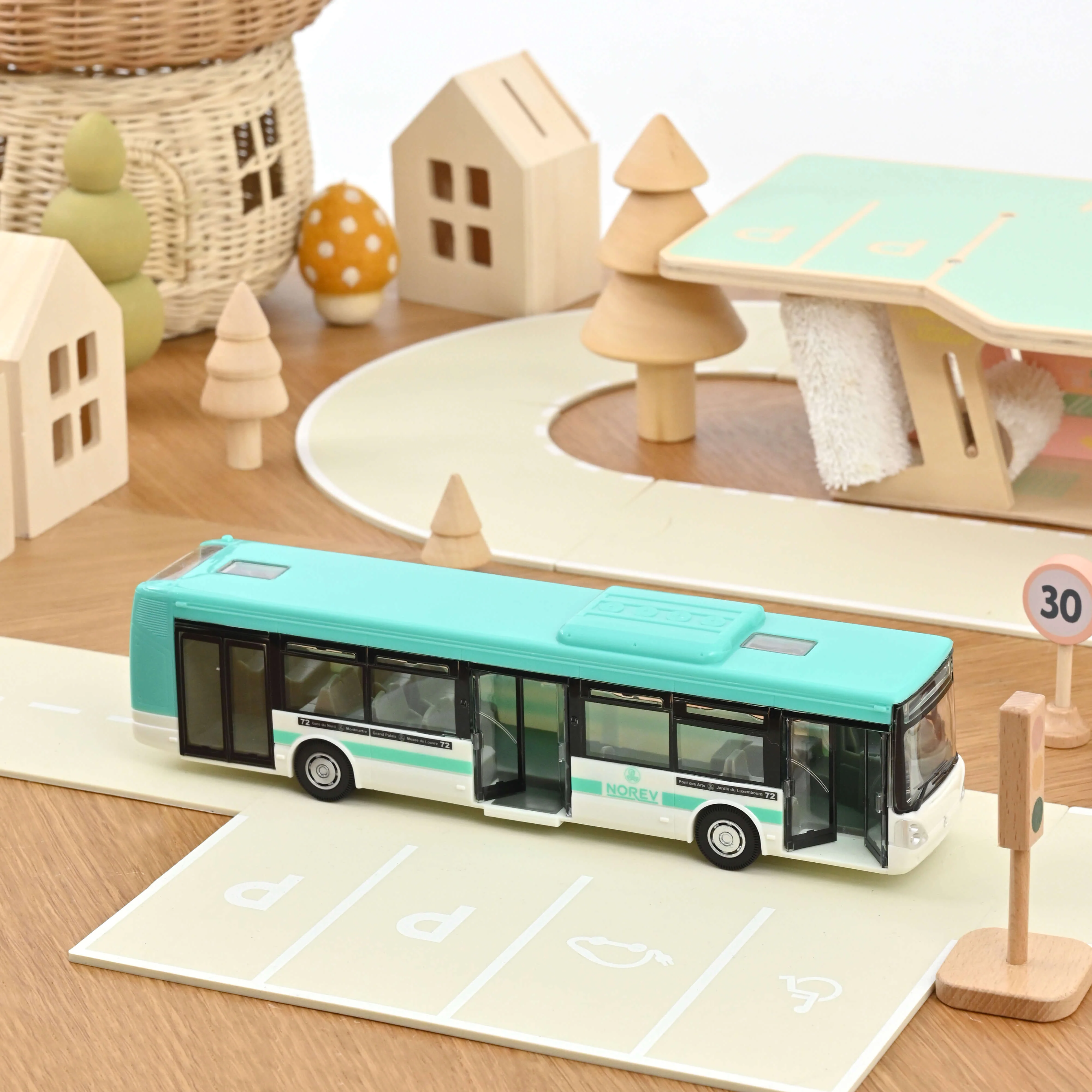 Bus Irisbus Bleu Plastigam 1/43