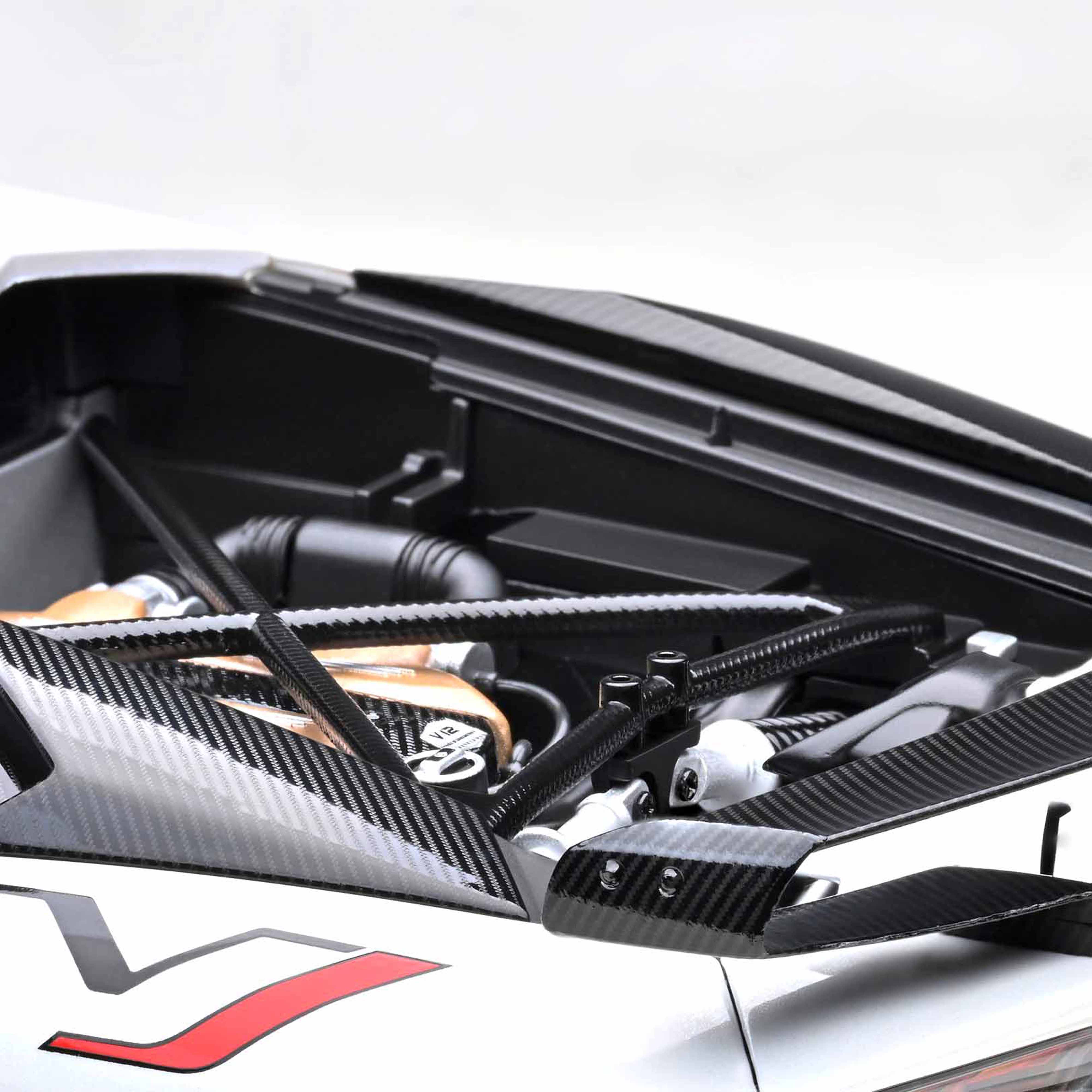 Lamborghini Aventador SVJ 2019 Asopo/Blanc Métallisé 1/18