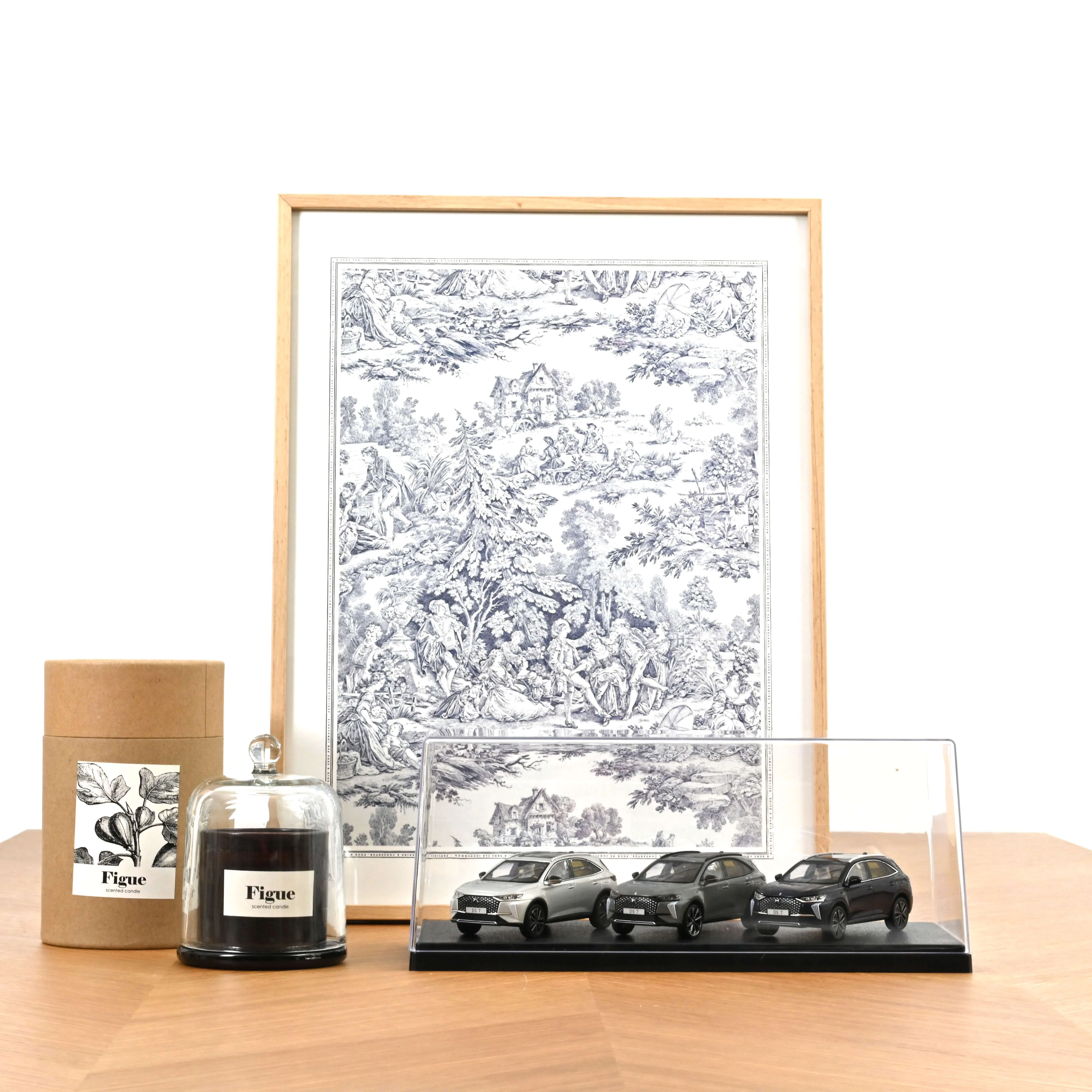 Boîte vitrine noire 1/24