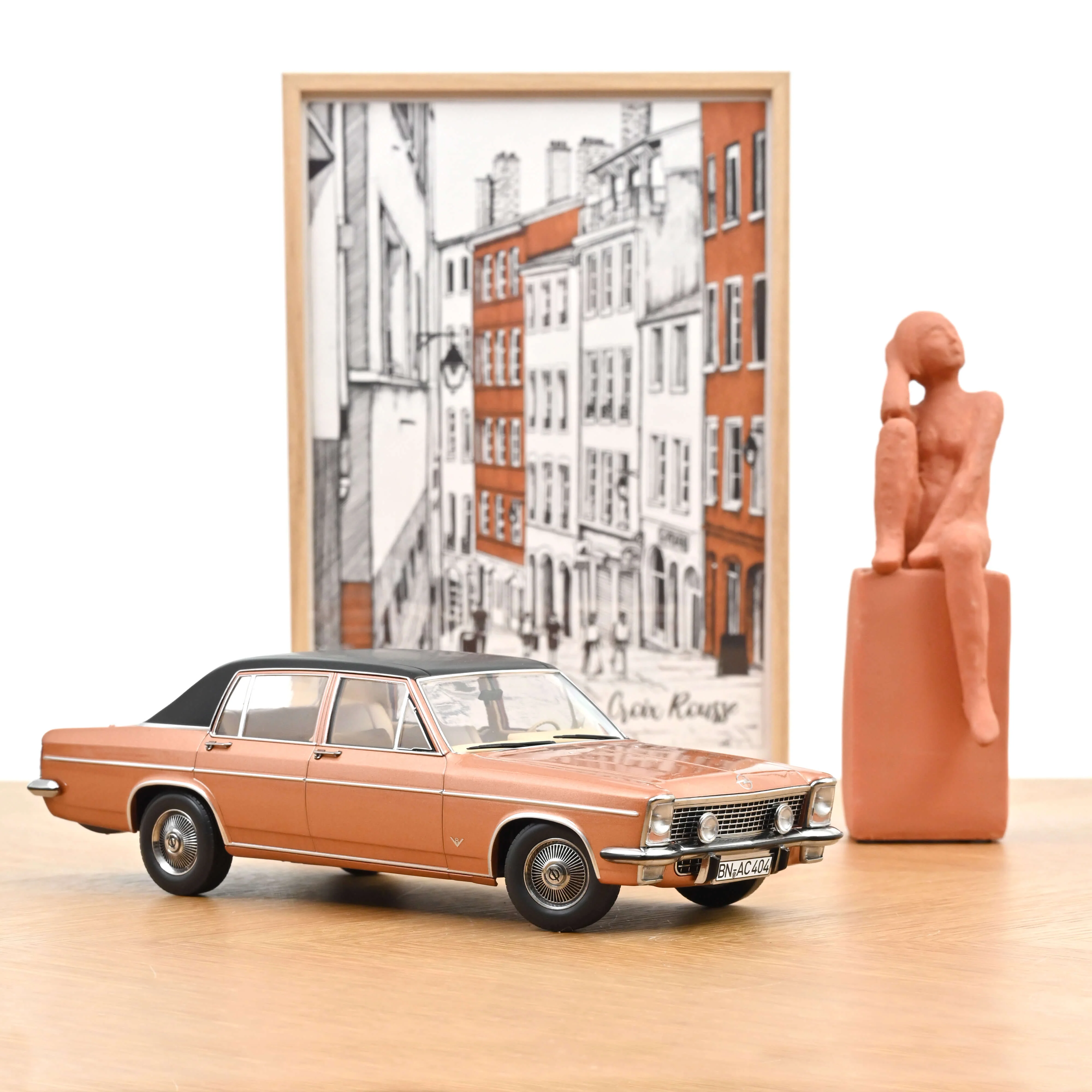 Opel Diplomat V8 1969 Rouge Cuivre 1/18