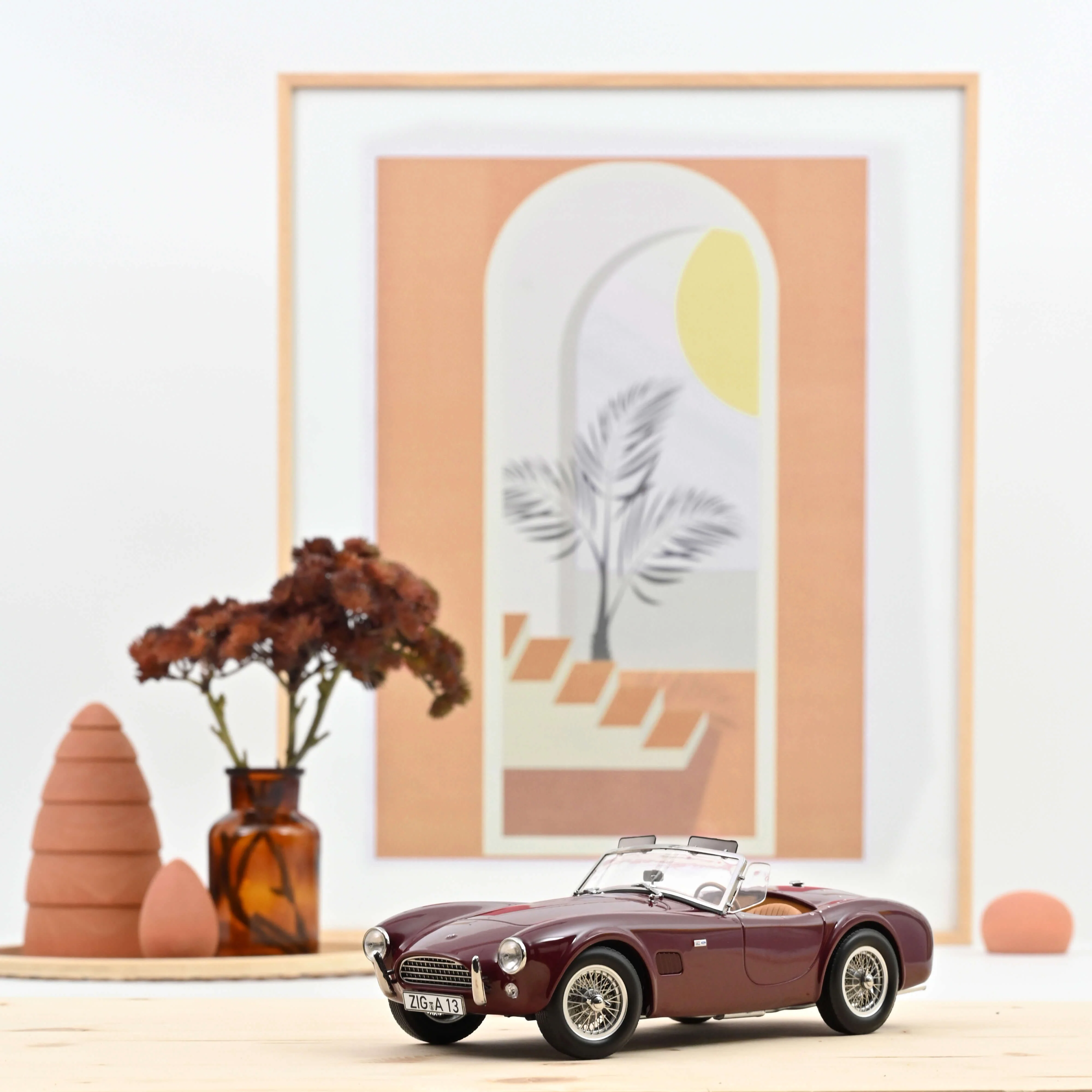 AC Cobra 289 1963 Rouge foncé 1/18