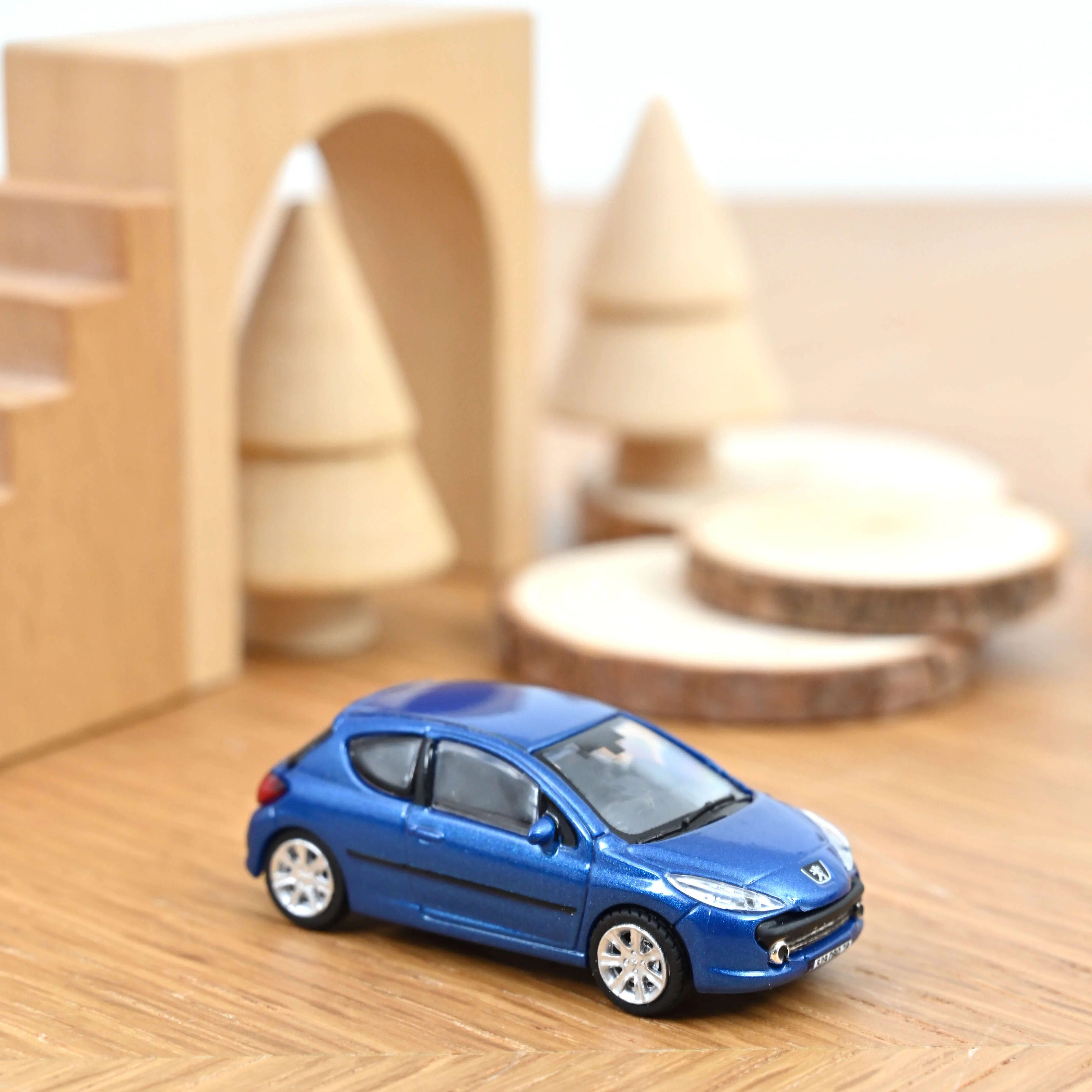 Peugeot 207 2007 Premium pack Bleu Récife 1/87