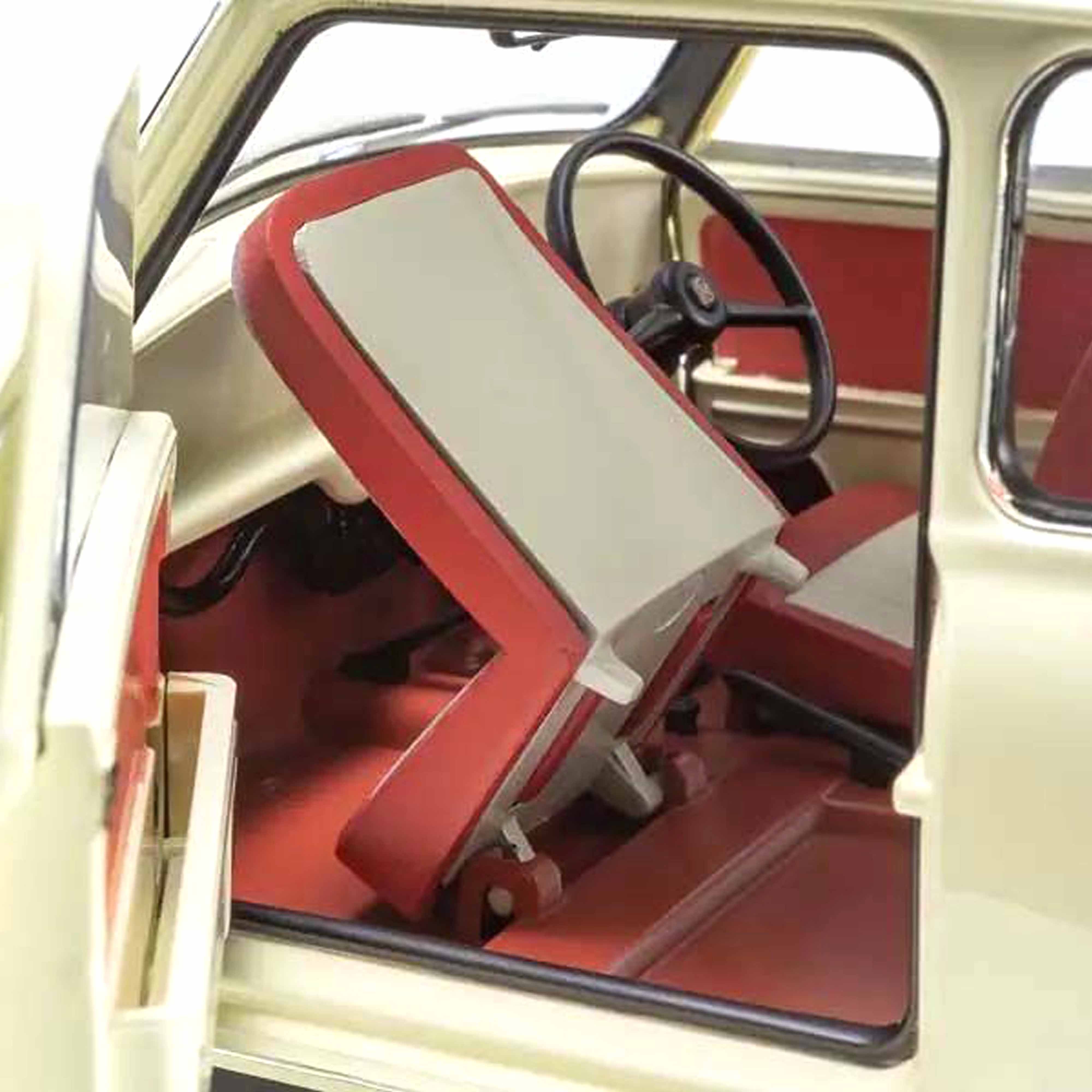 Morris Mini Mirror Old English Blanc 1/18