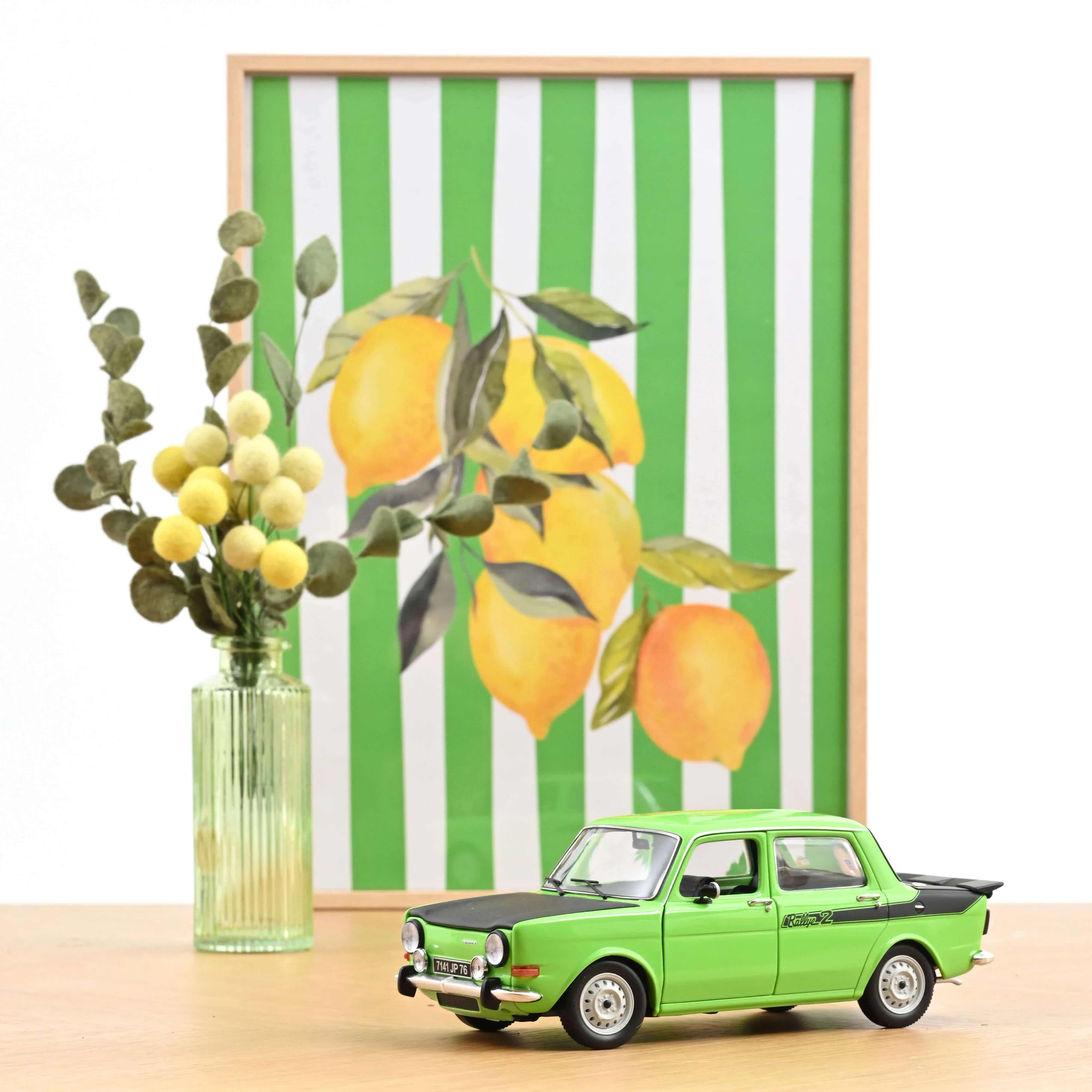 Simca 1000 Rallye 2 1976 Vert Racing 1/18