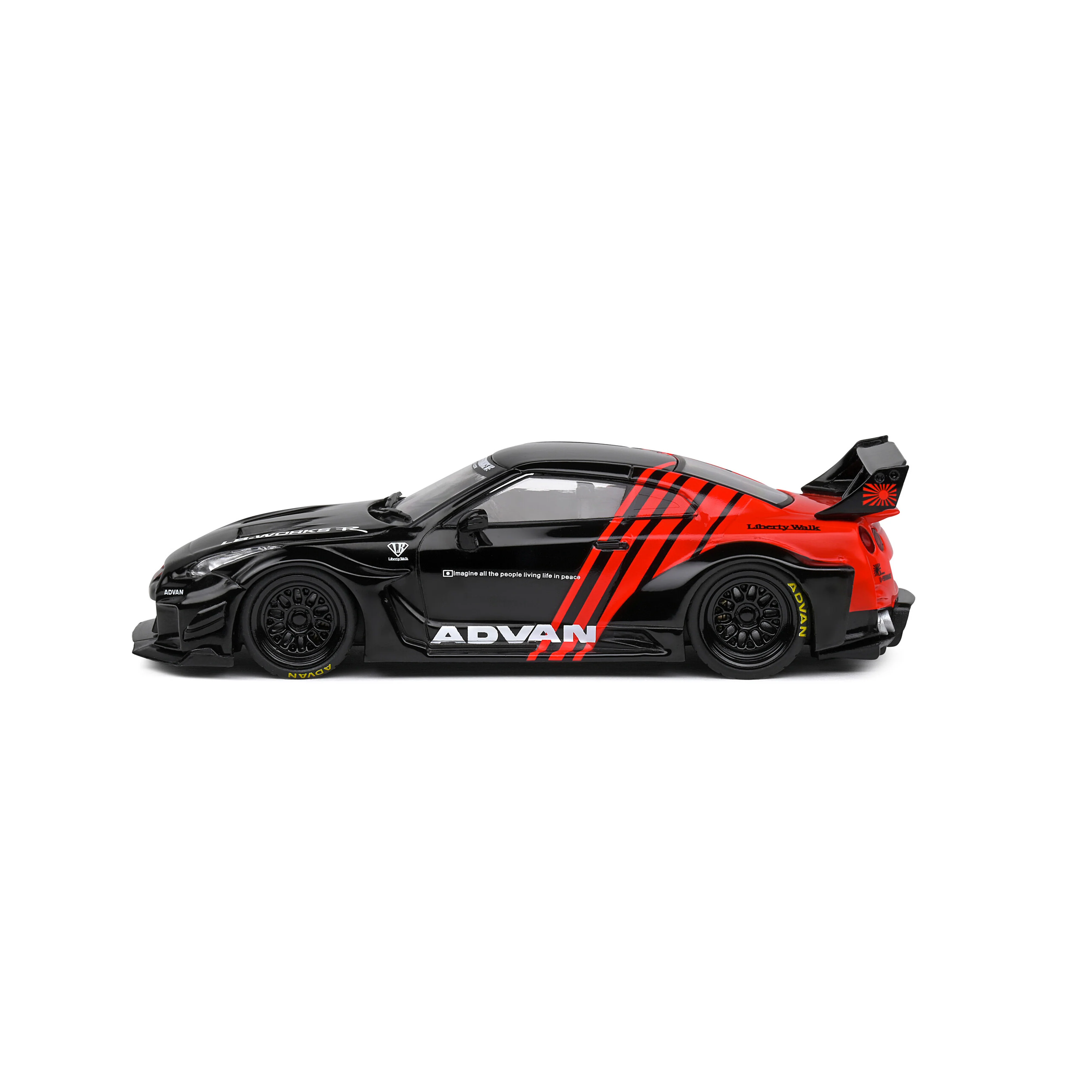 Nissan GTR35 LBWK Silhouette Rouge 2020 1/43