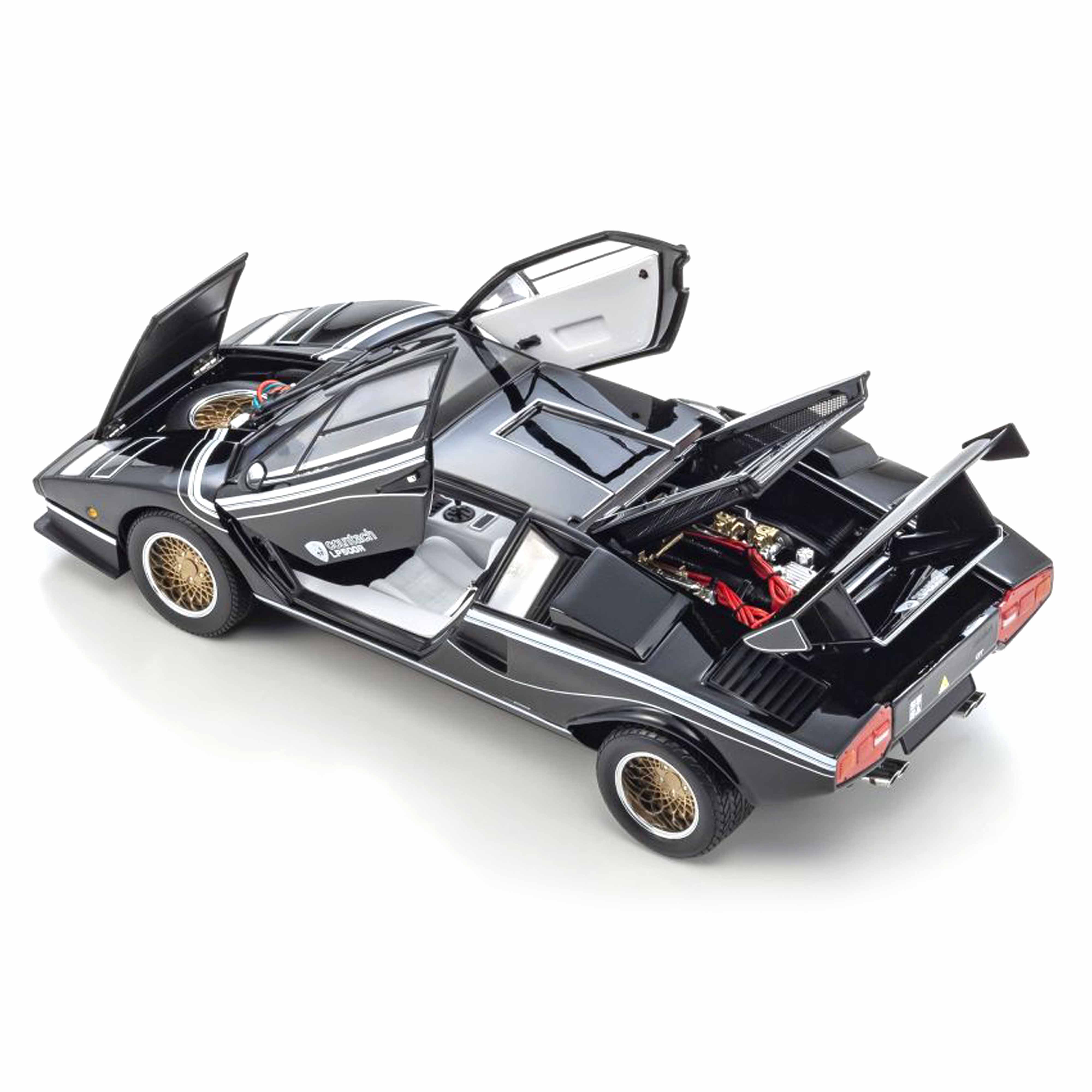 Lamborghini Countach LP5000 Noir/Blanc 1/18