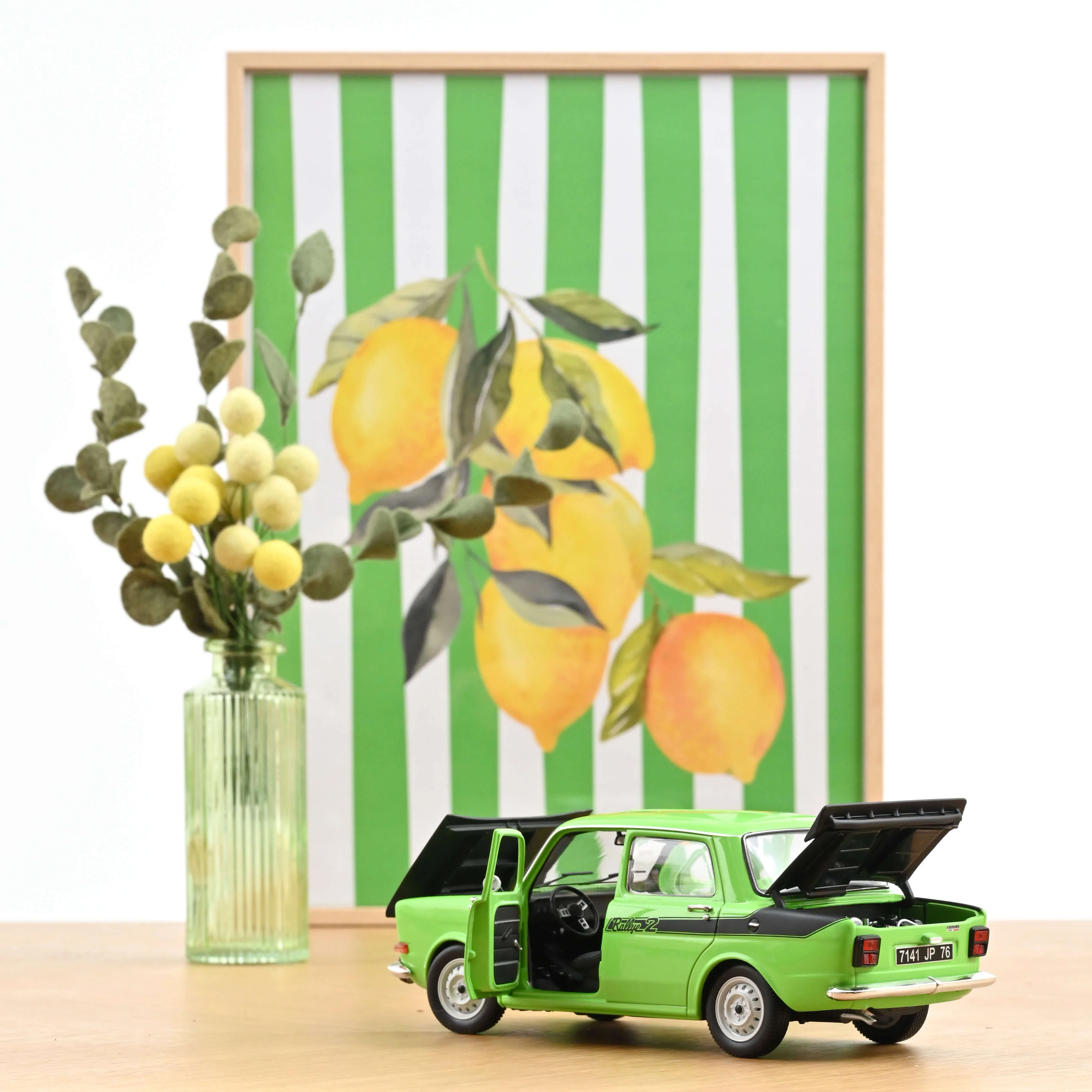 Simca 1000 Rallye 2 1976 Vert Racing 1/18