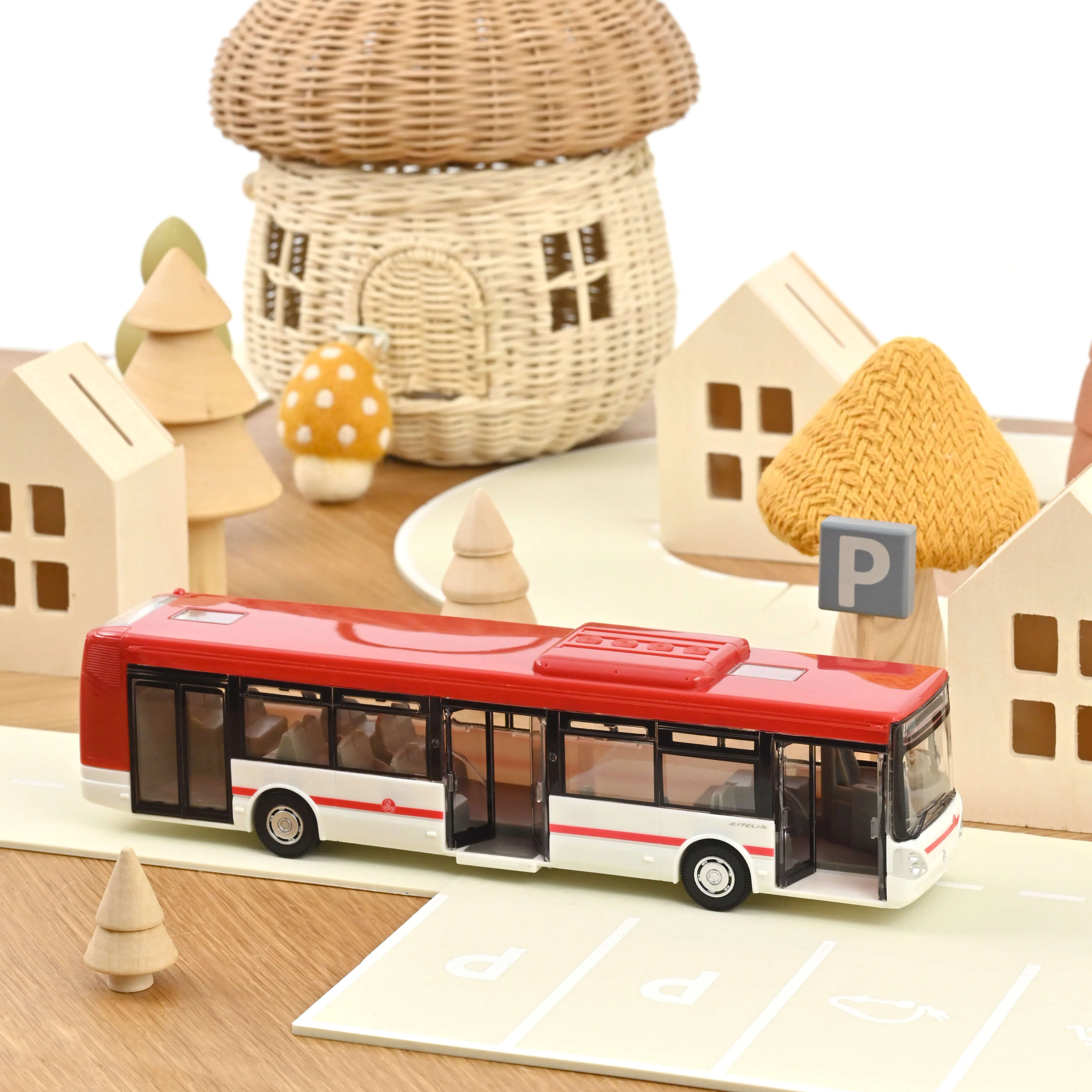 Bus Irisbus Rouge Plastigam 1/43