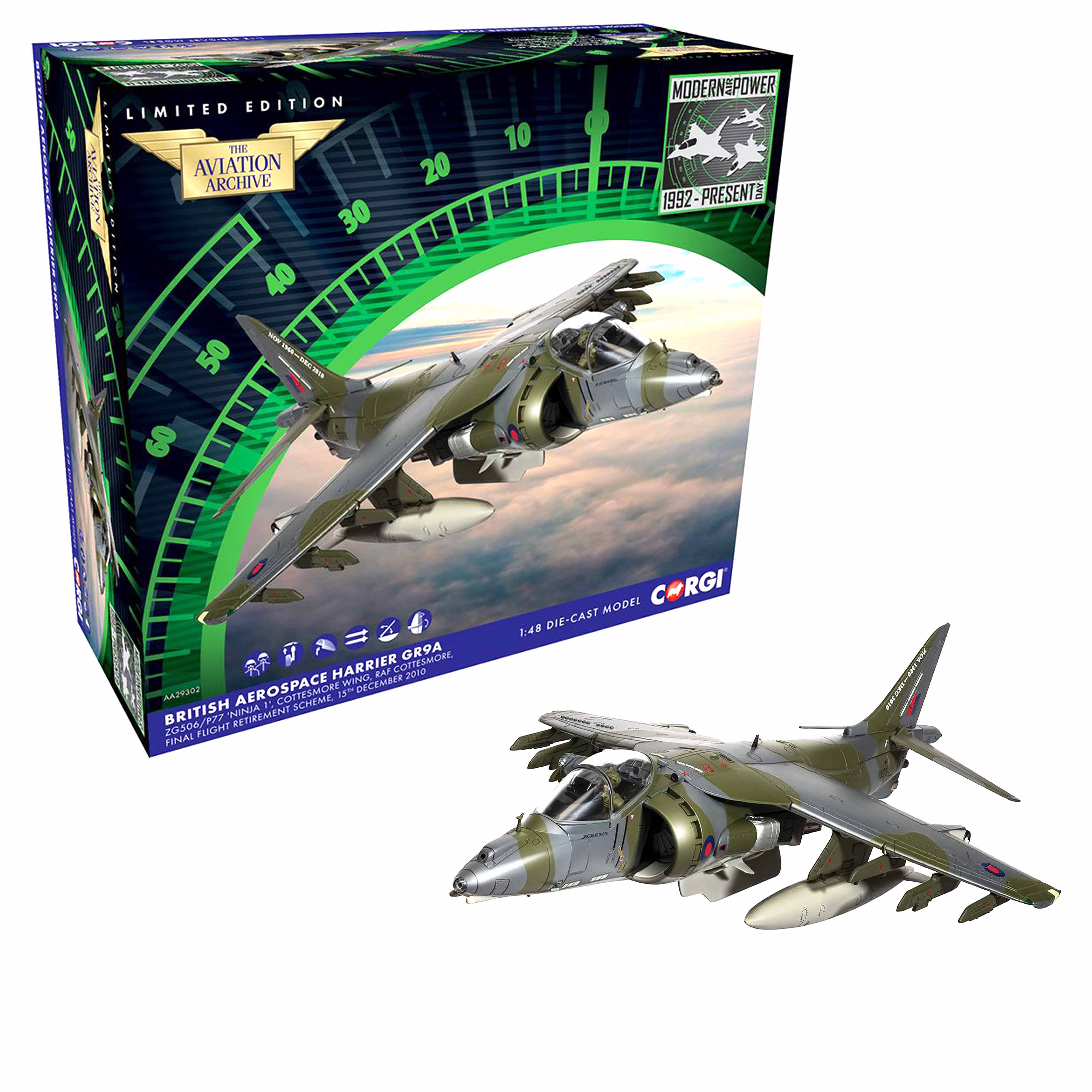 BAe Harrier GR9A,ZG506/P77 'Ninja 1' RAF Cottesmore 1/48