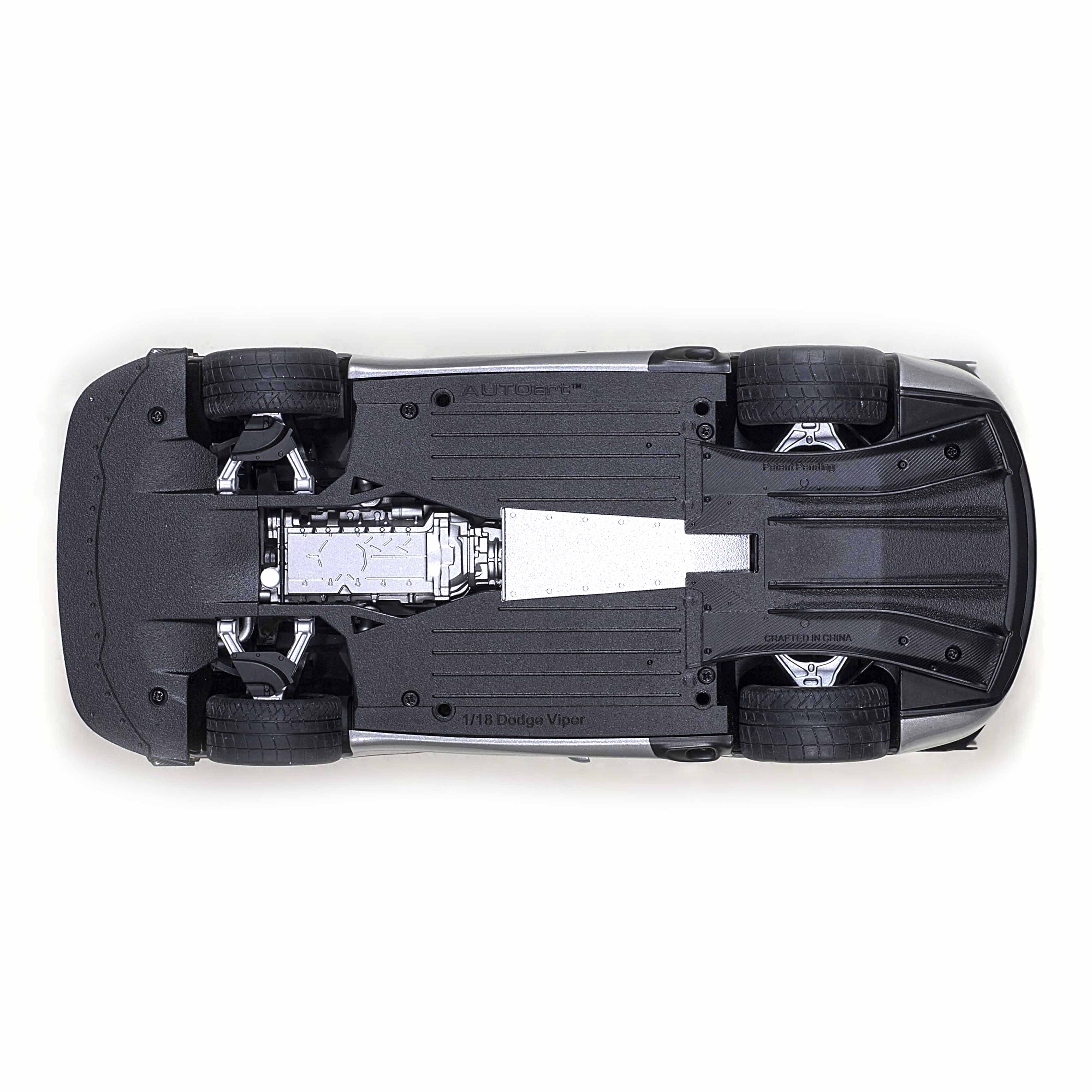 Dodge Viper ACR 2017 Argent Billet Métallisé 1/18