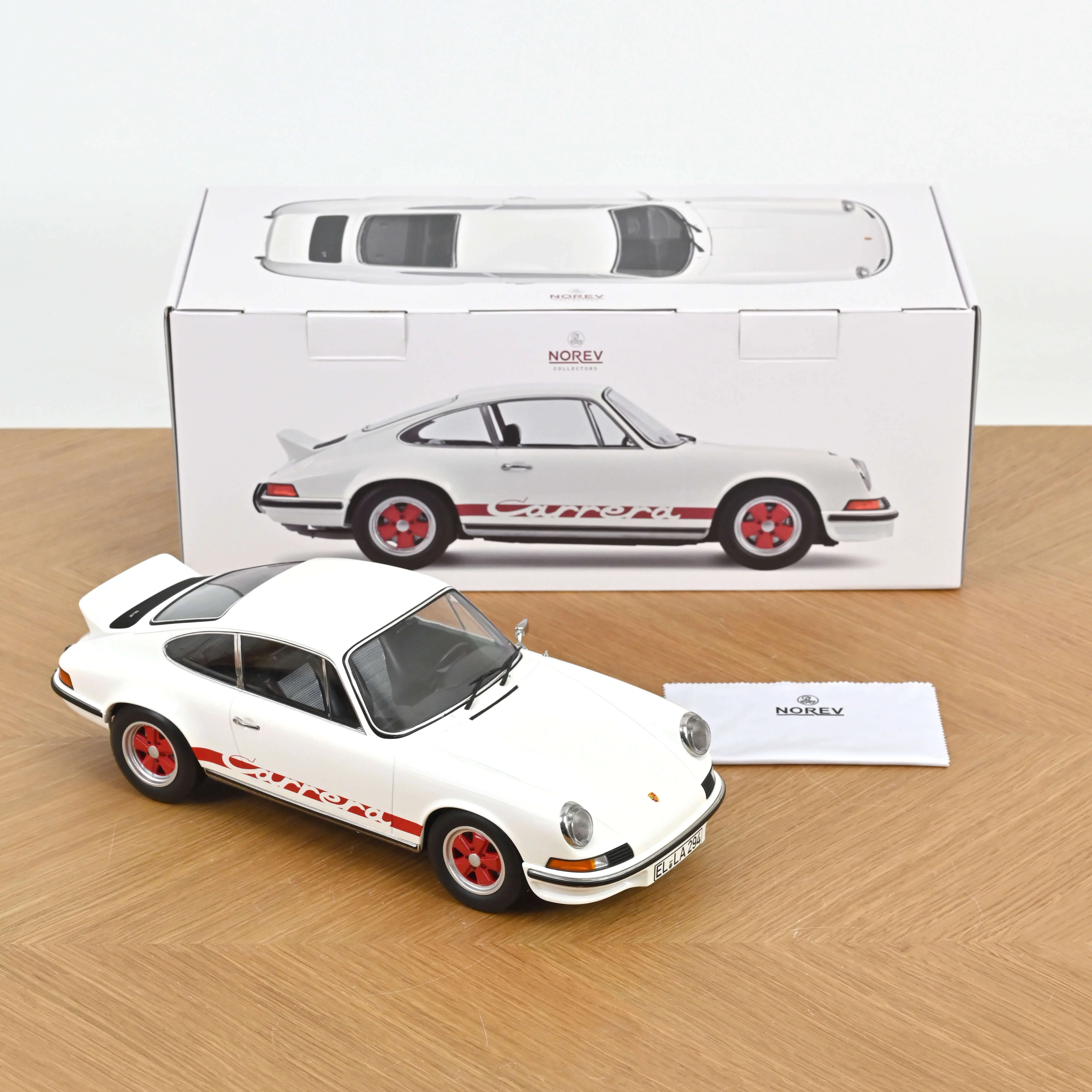 Porsche 911 Carrera RS 2.7 1973 Grand-Prix Blanc et Rouge 1/12