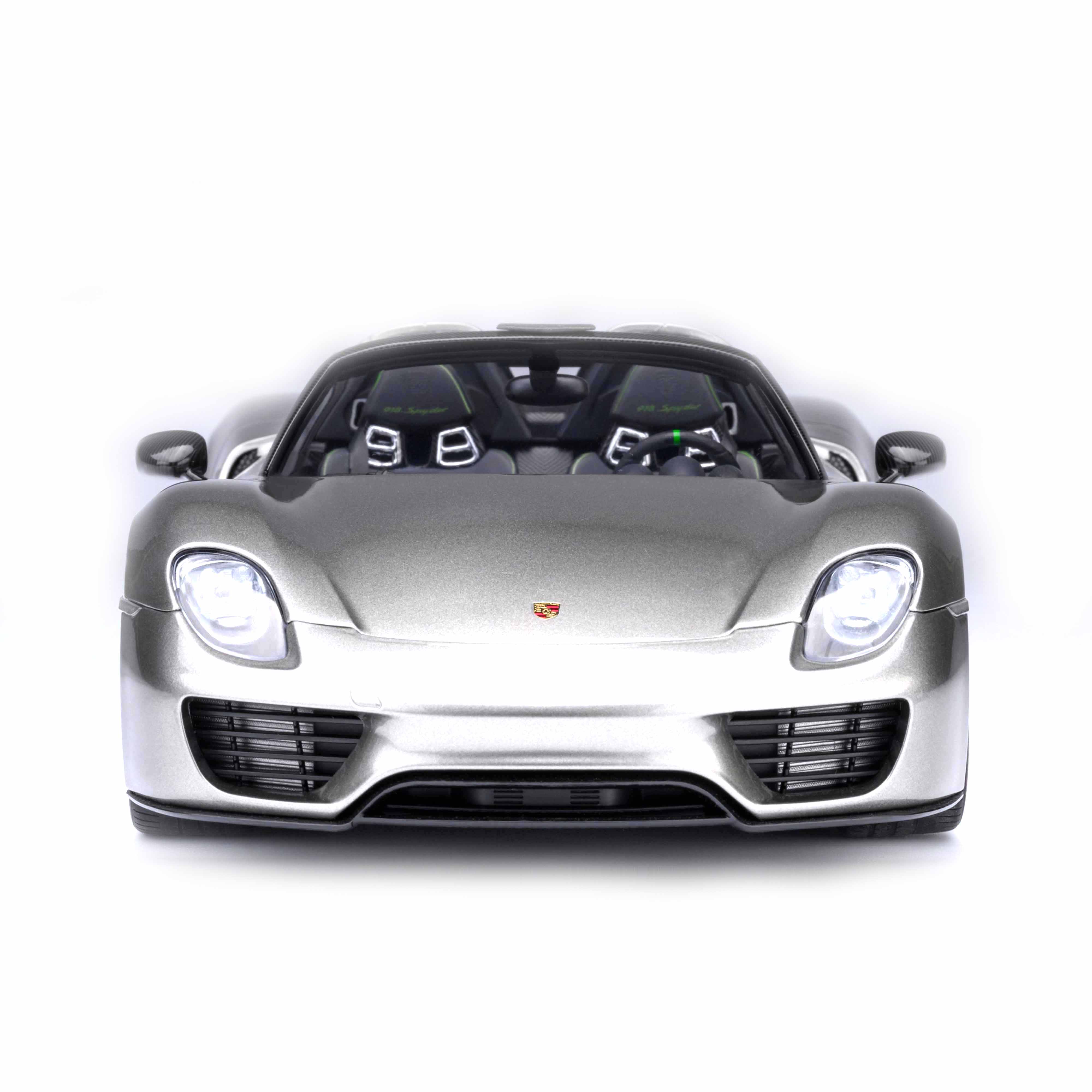 Porsche 918 Spyder Weissach Package Métal liquide argenté 1/18