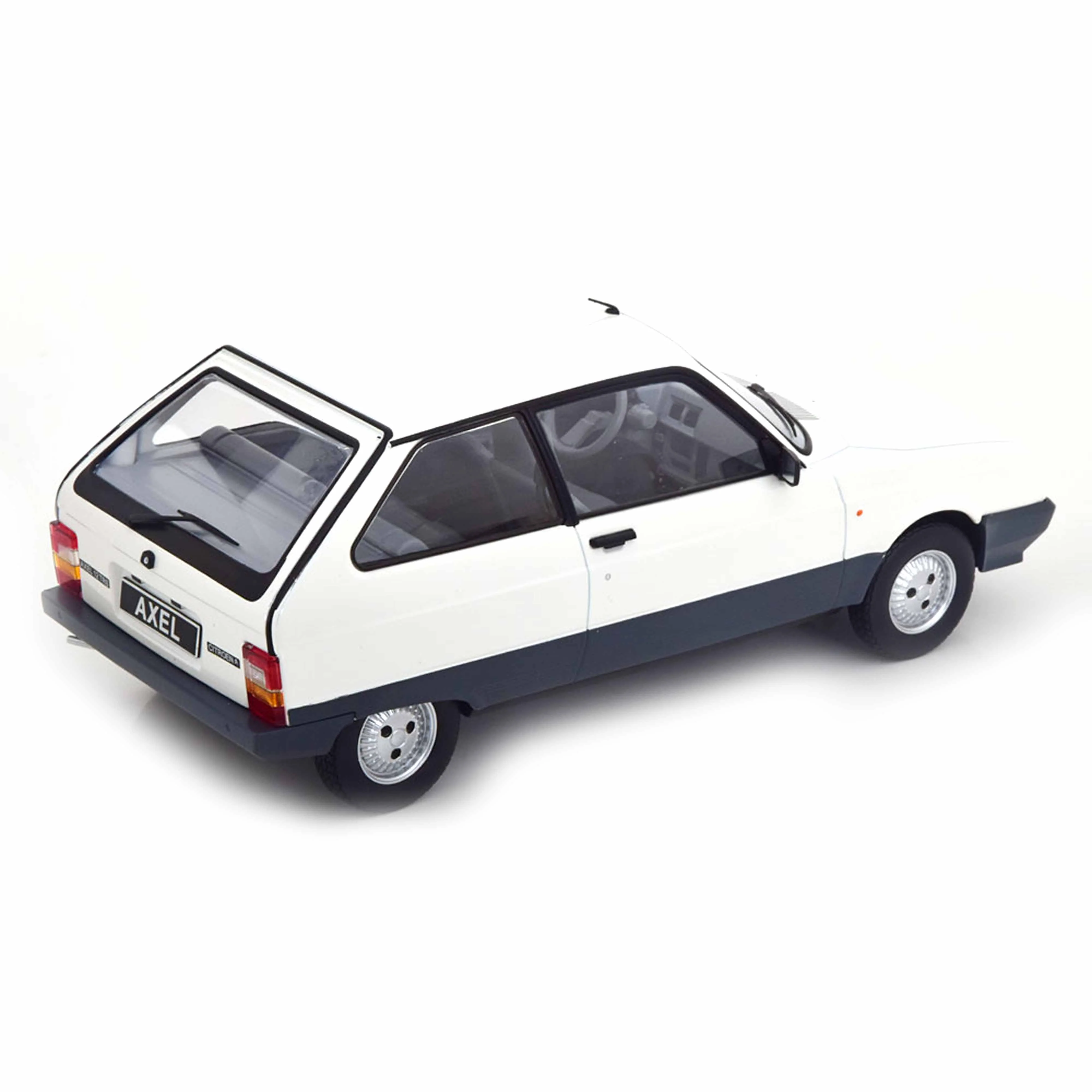 Citroën Axel 12 TRS 1990 Blanc 1/18