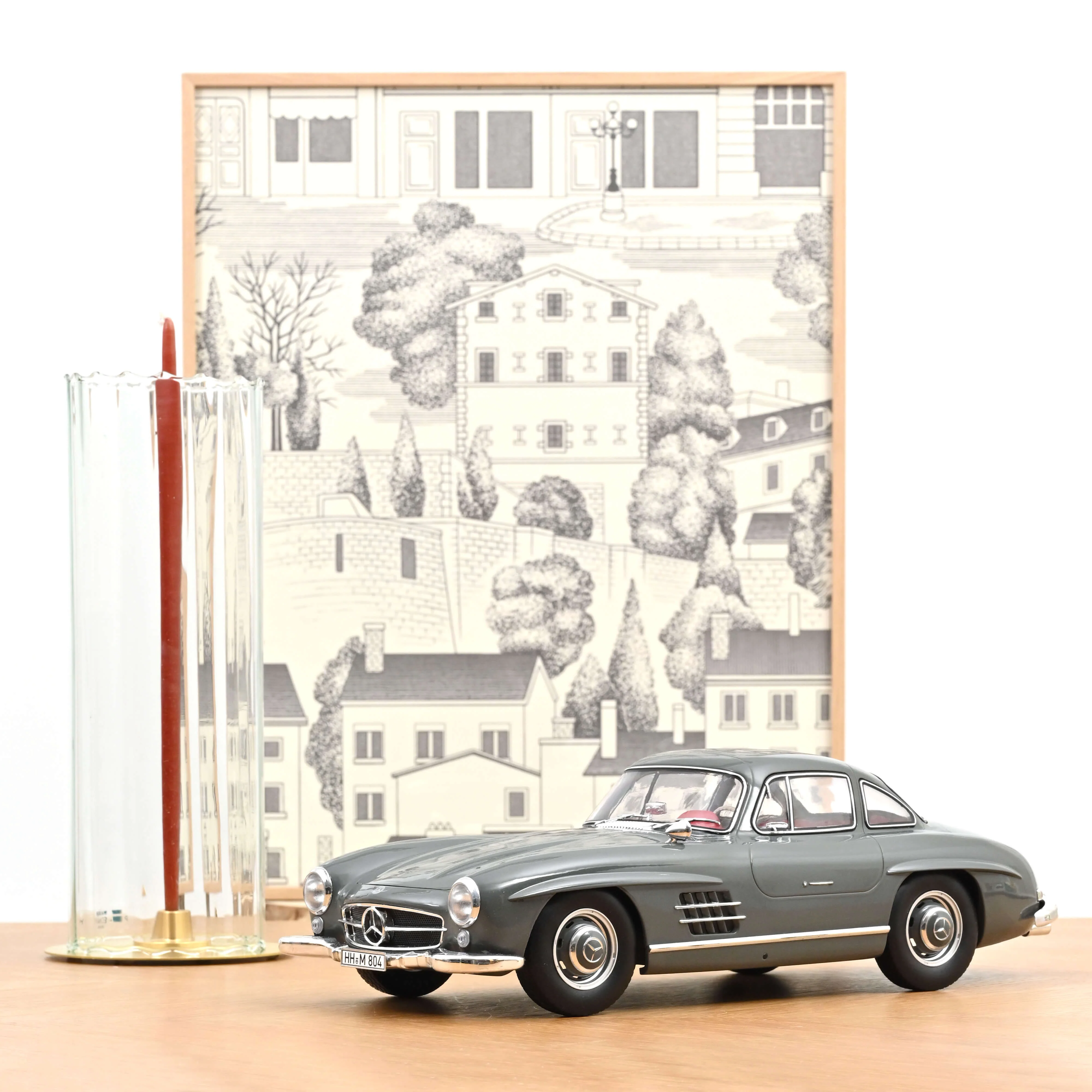 Mercedes-Benz 300 SL 1954 Gris Graphite 1/12