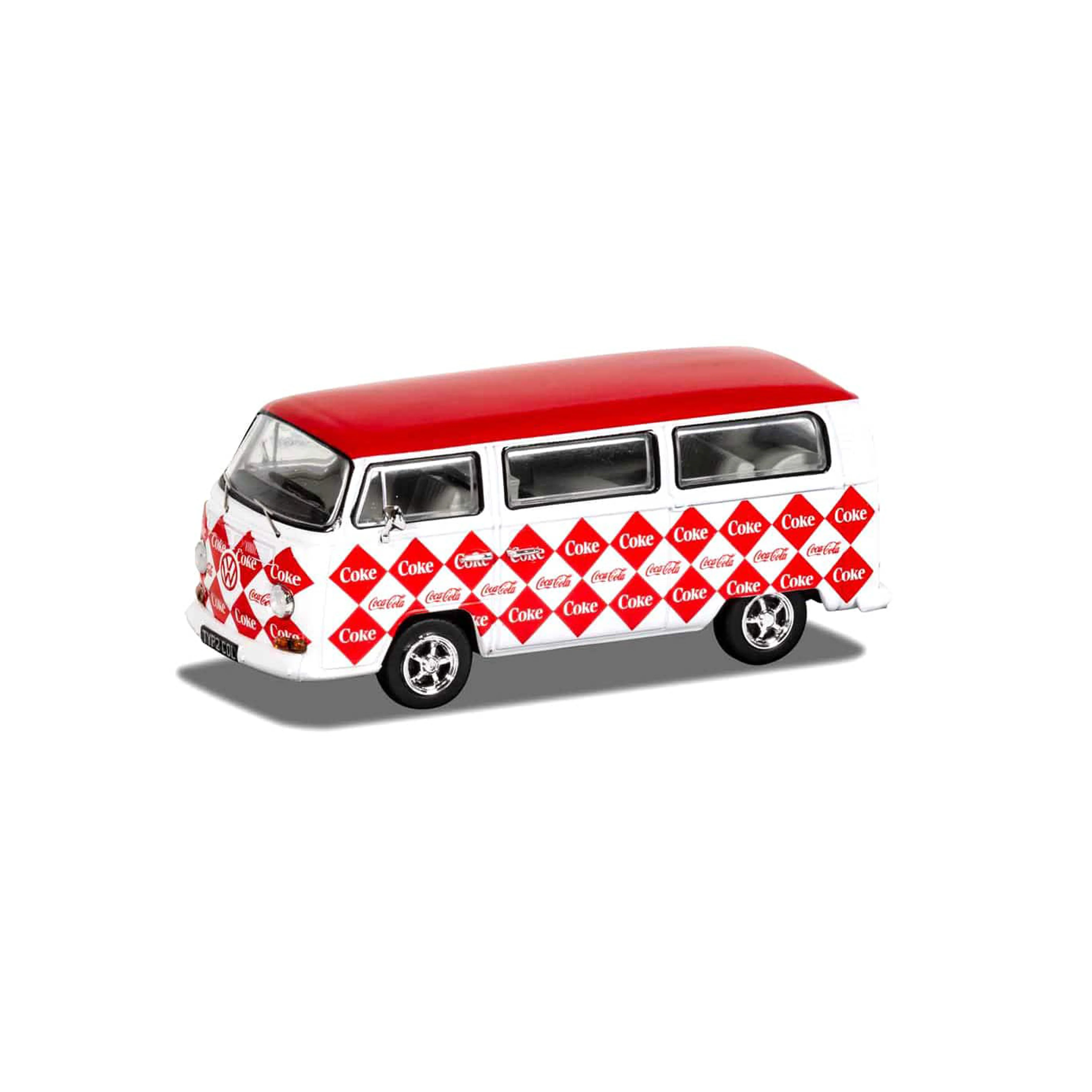 VW Combi Coca-Cola Déco Diamant 1/43