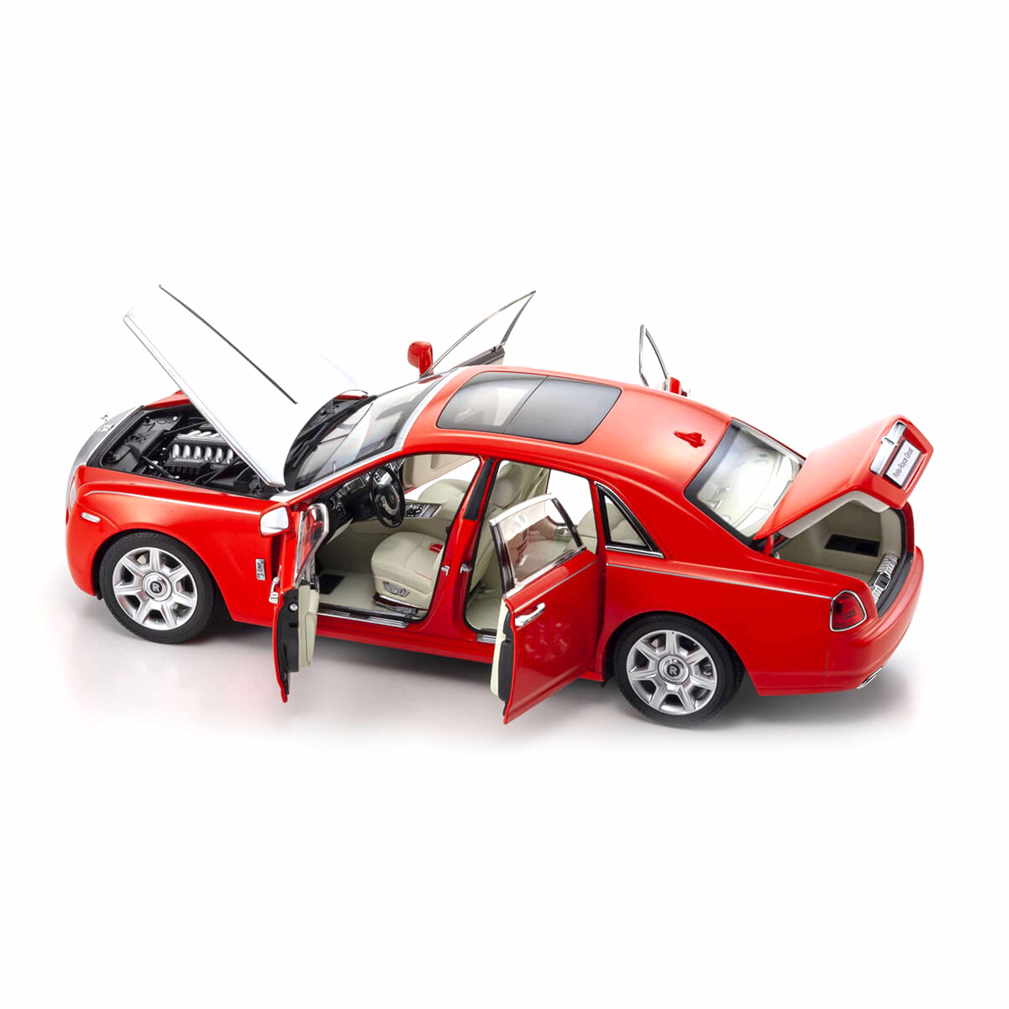 Rolls-Royce Ghost Rouge/Argent 1/18