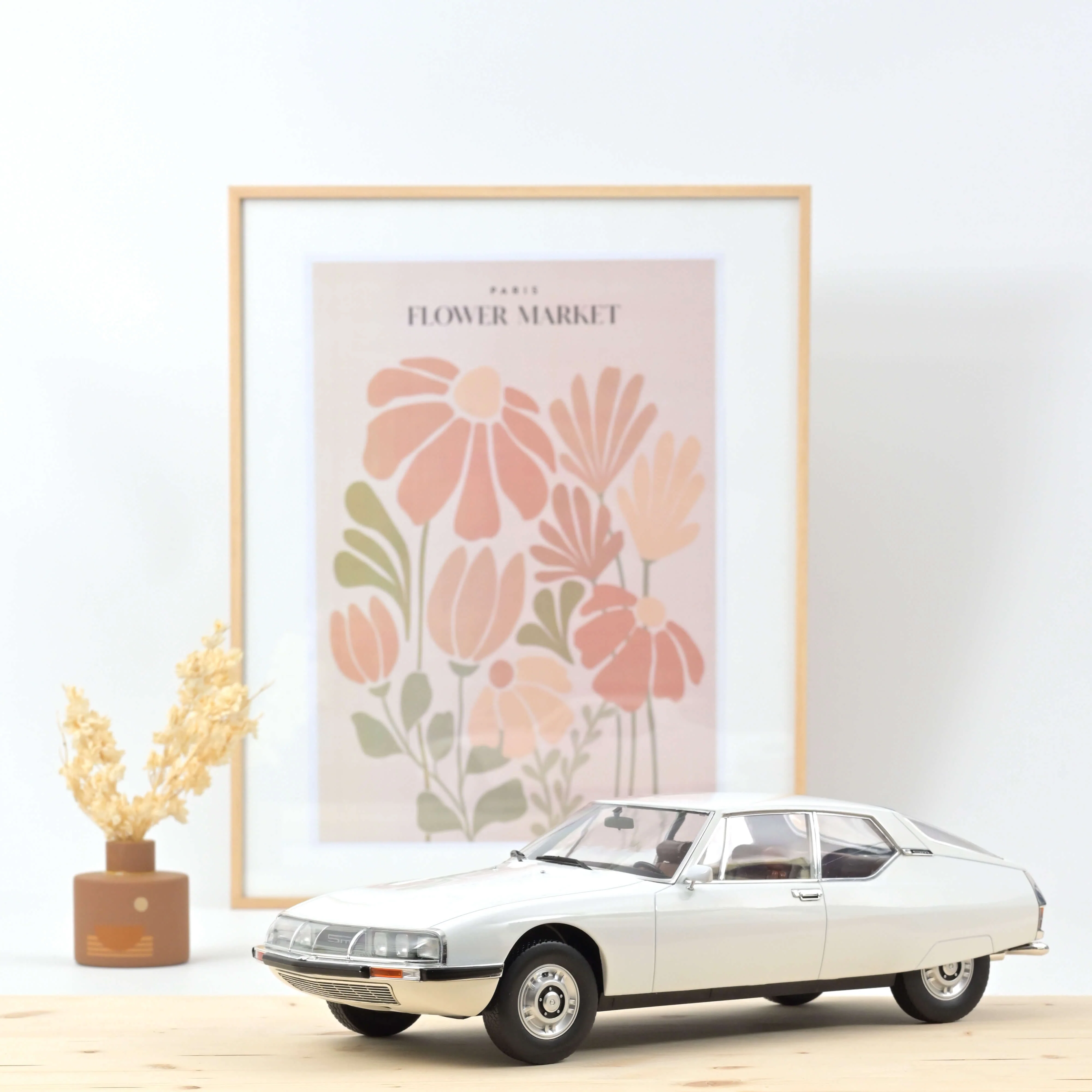 Citroën SM 1970 Blanc - Version de présentation de Genève 1/12