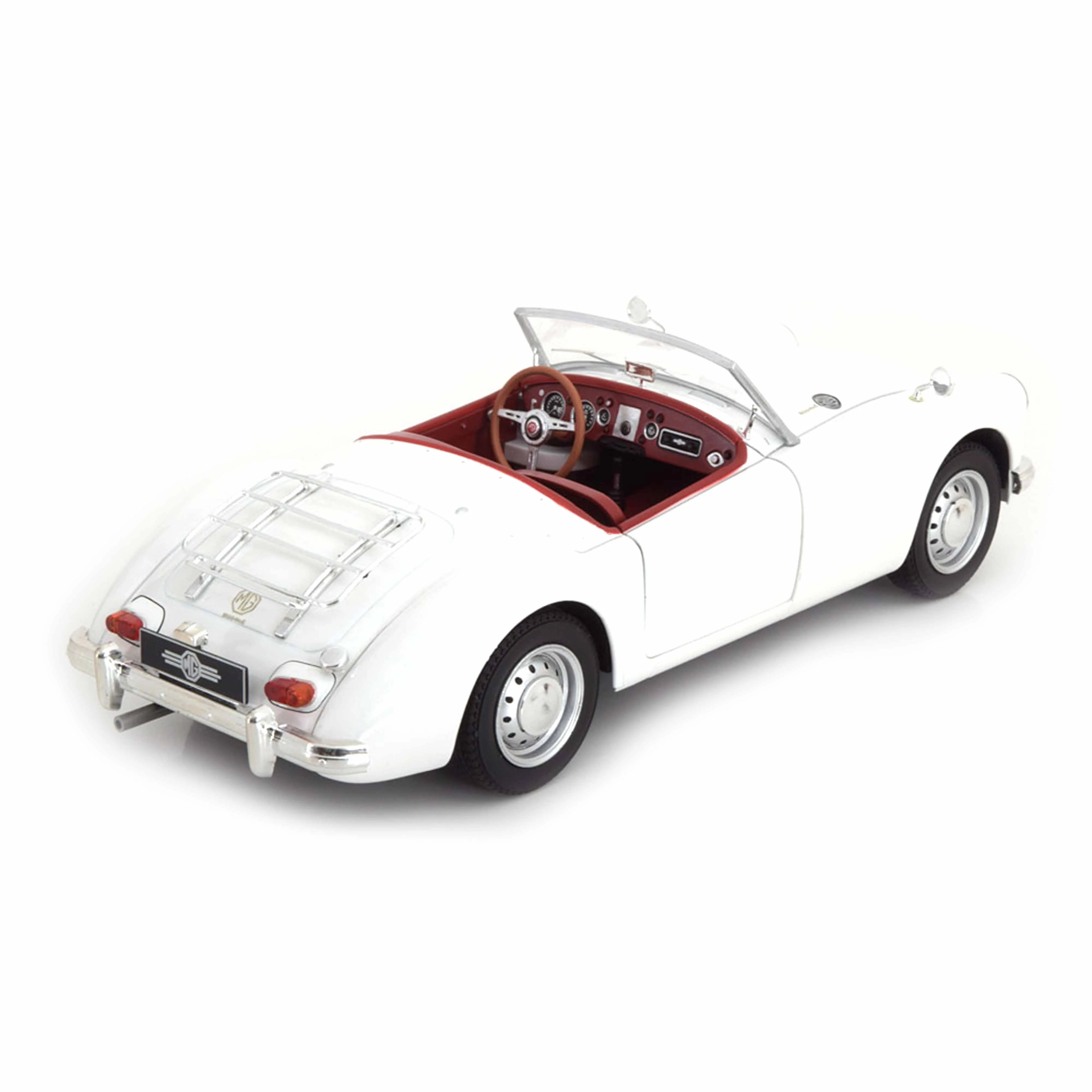 MG A MK2 A1600 Roadster 1961 Blanc 1/18
