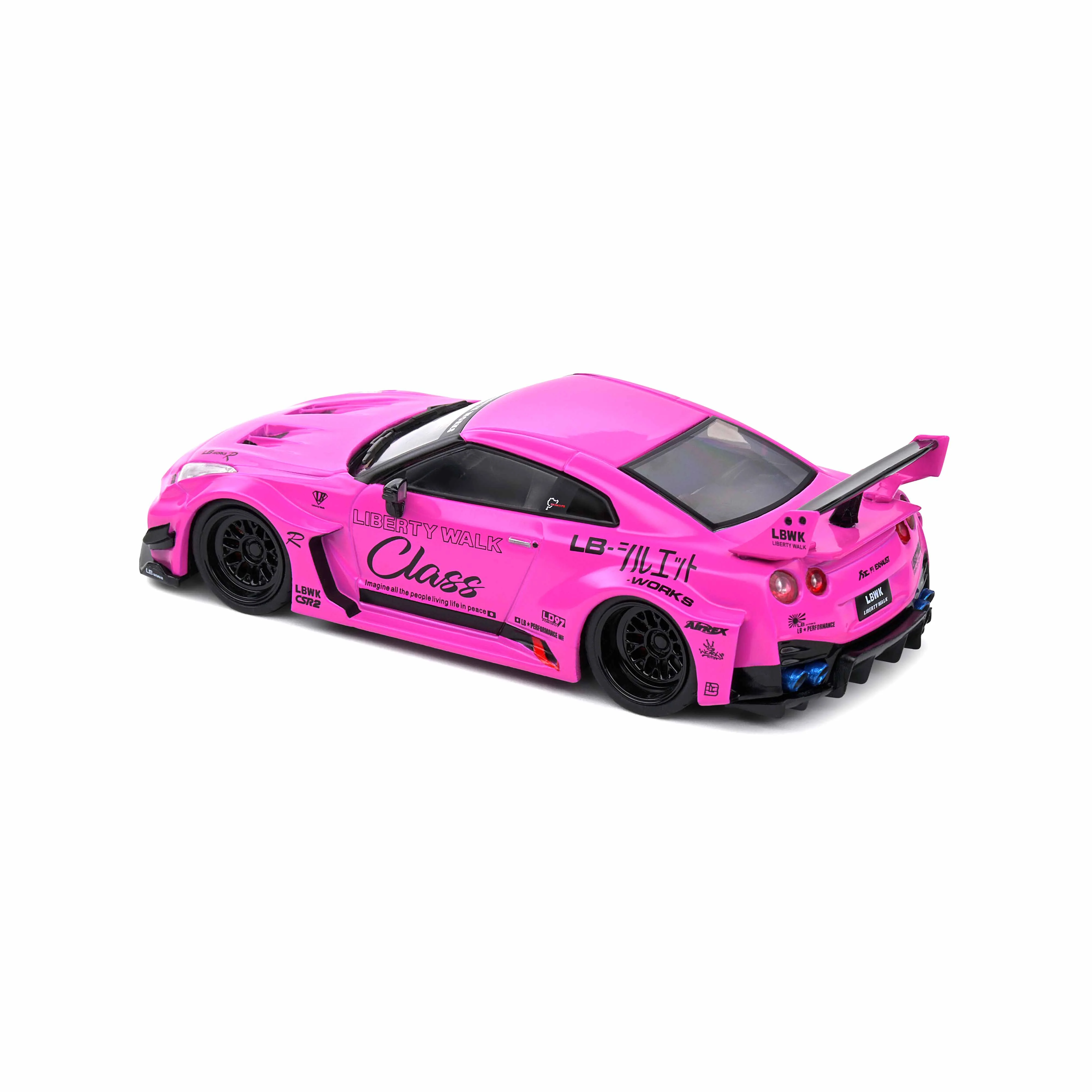 Nissan GTR35 LBWK Silhouette Violet 2019 1/43