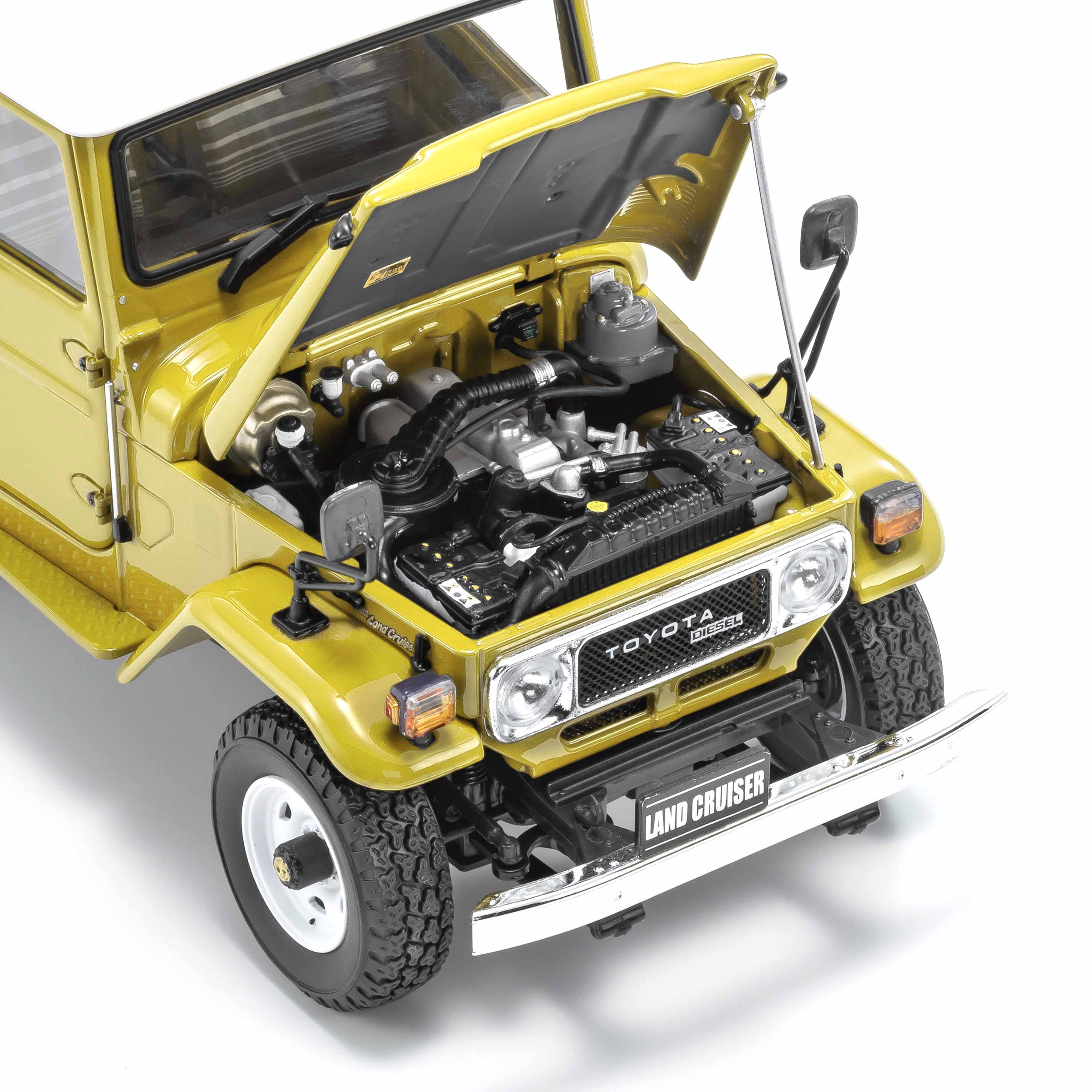 Toyota Land Cruiser 40 Van Jaune 1/18