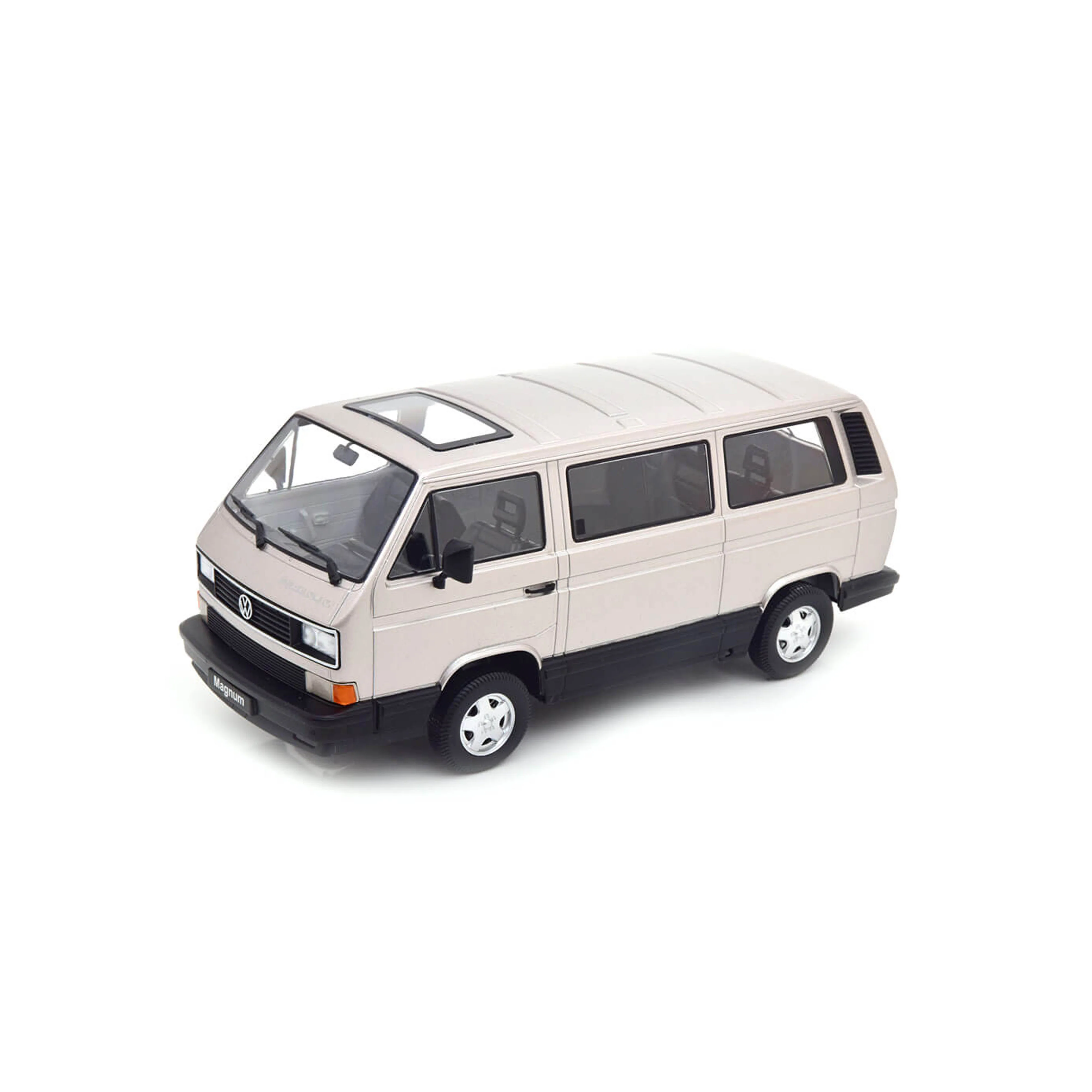 VW Bus T3 Multivan Magnum 1987 Gris clair métallisé 1/18