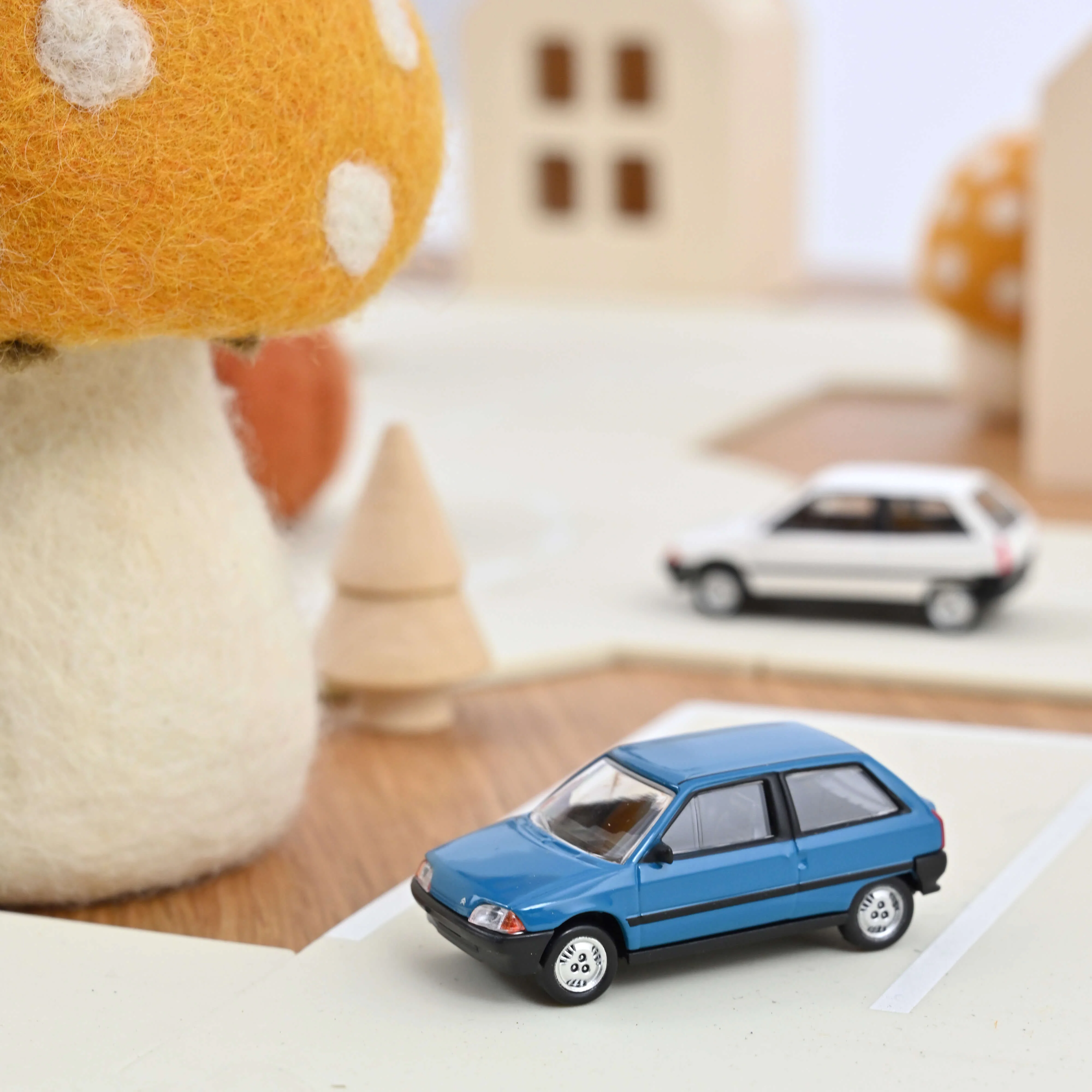 Citroën AX 3 portes Bleu 1986 1/64