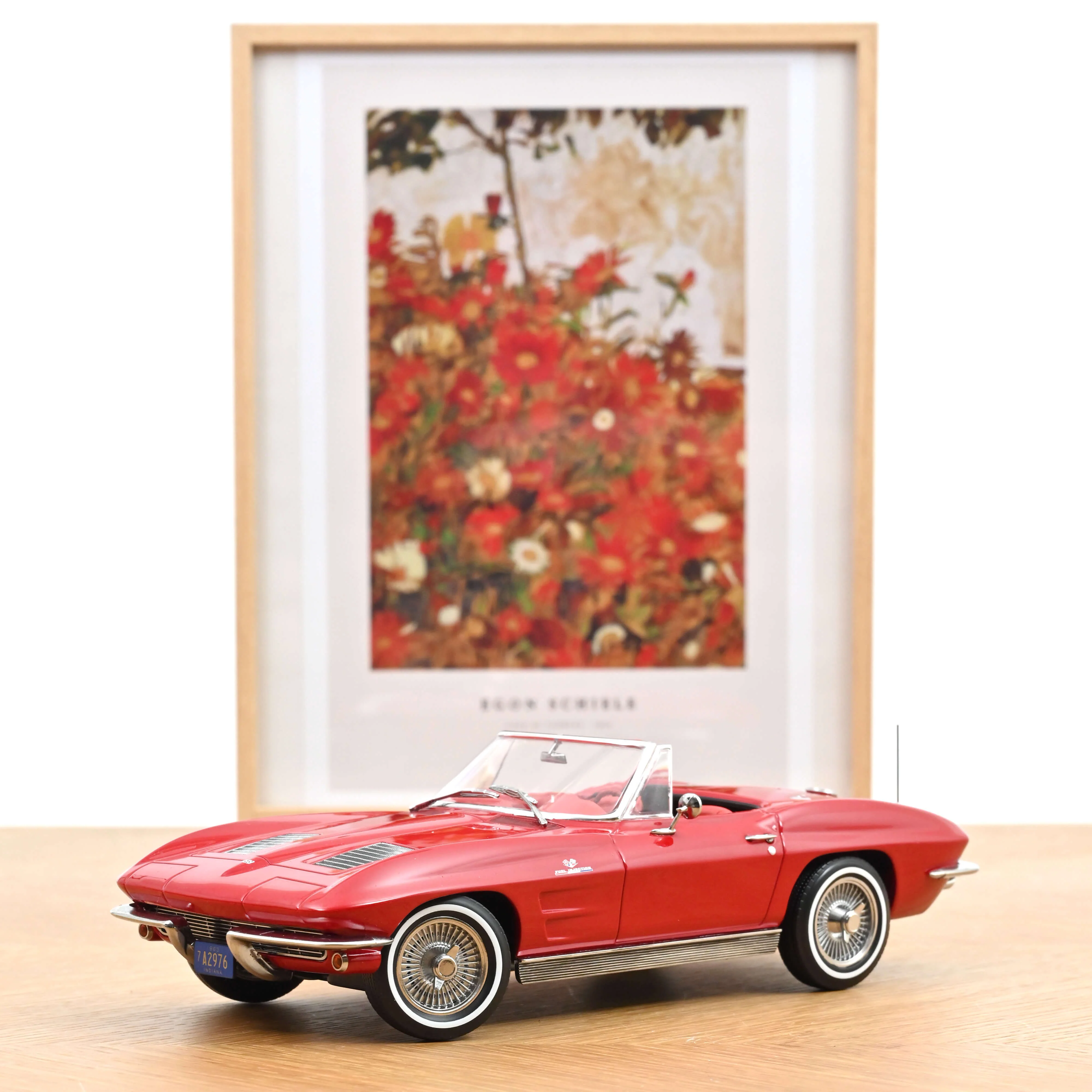 Chevrolet Corvette Sting Ray Cabriolet 1963 Rouge Riverside 1/18