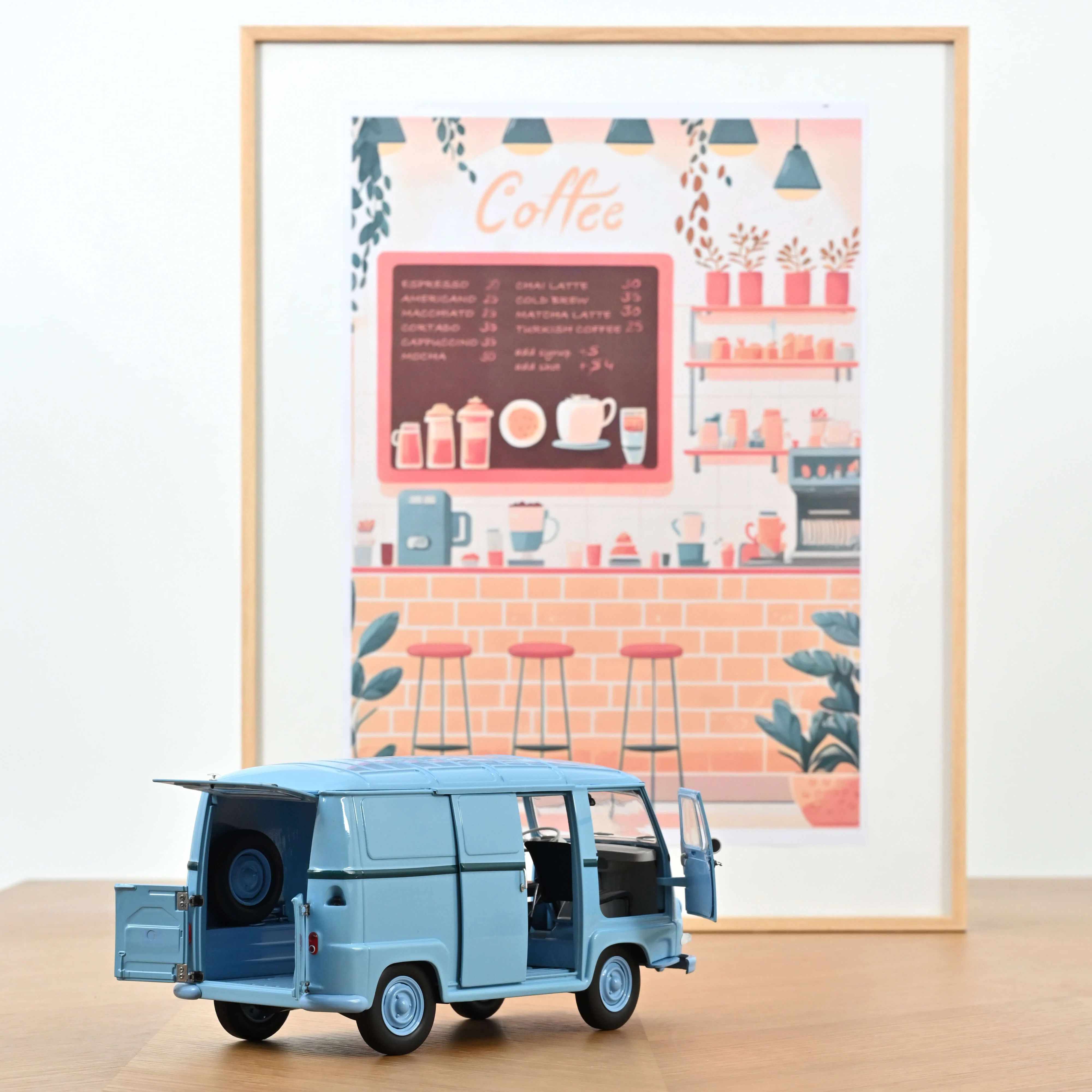 Renault Estafette 1959 Bleu Clair 1/18 - 200pcs