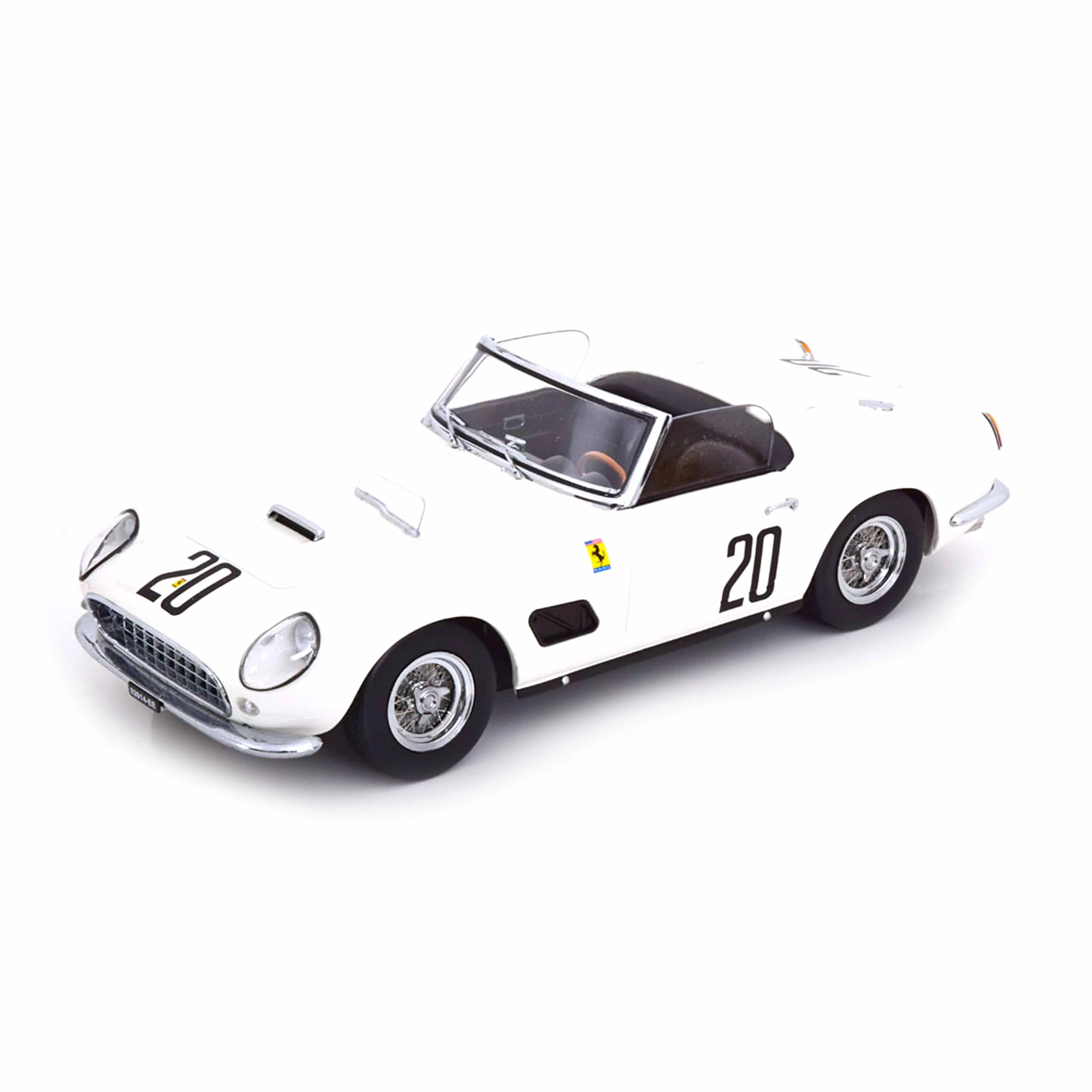 Ferrari 250 GT California Spyder N°20 Le Mans 1960 Blanc 1/18