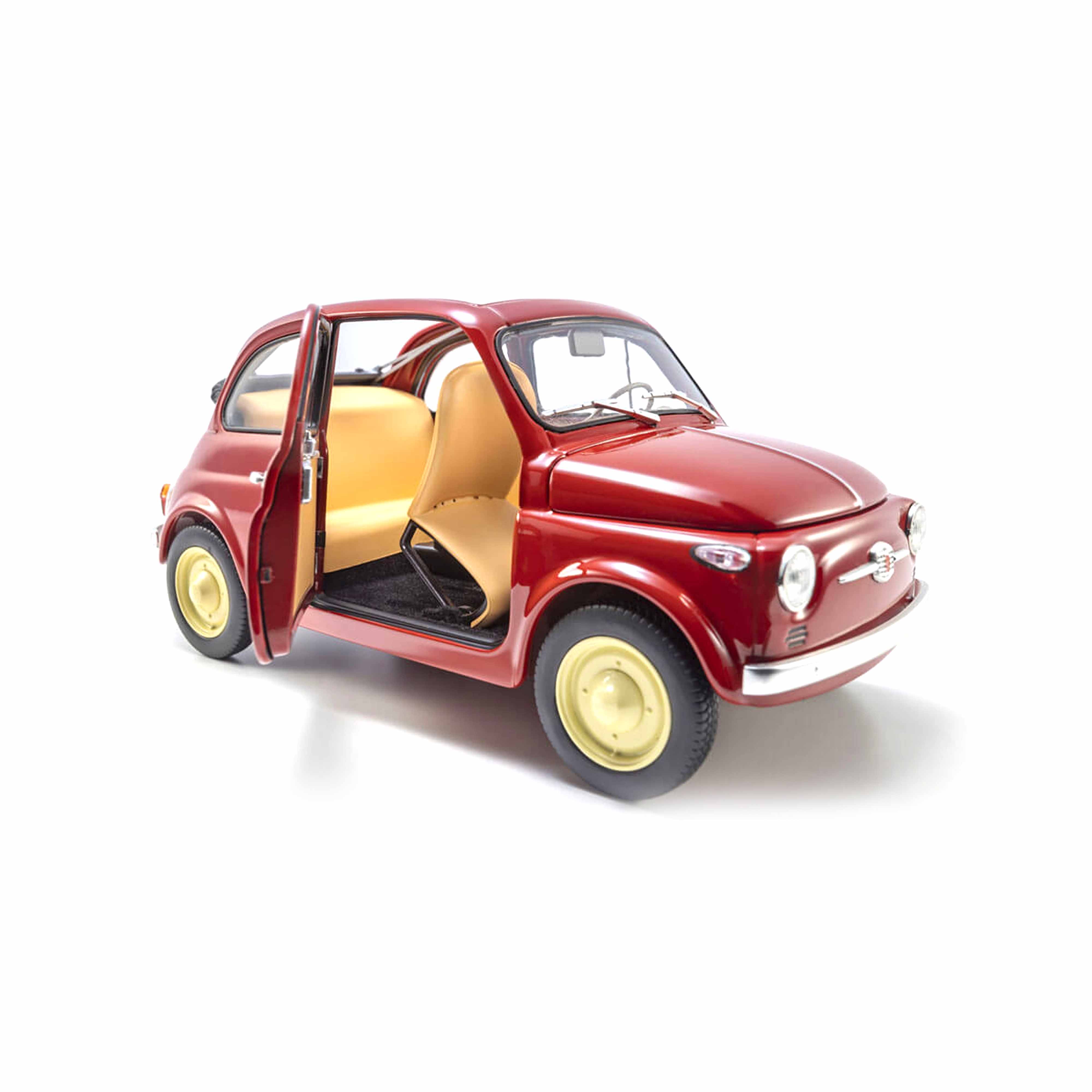 Fiat Nuova 500 Rouge Corail 1/18
