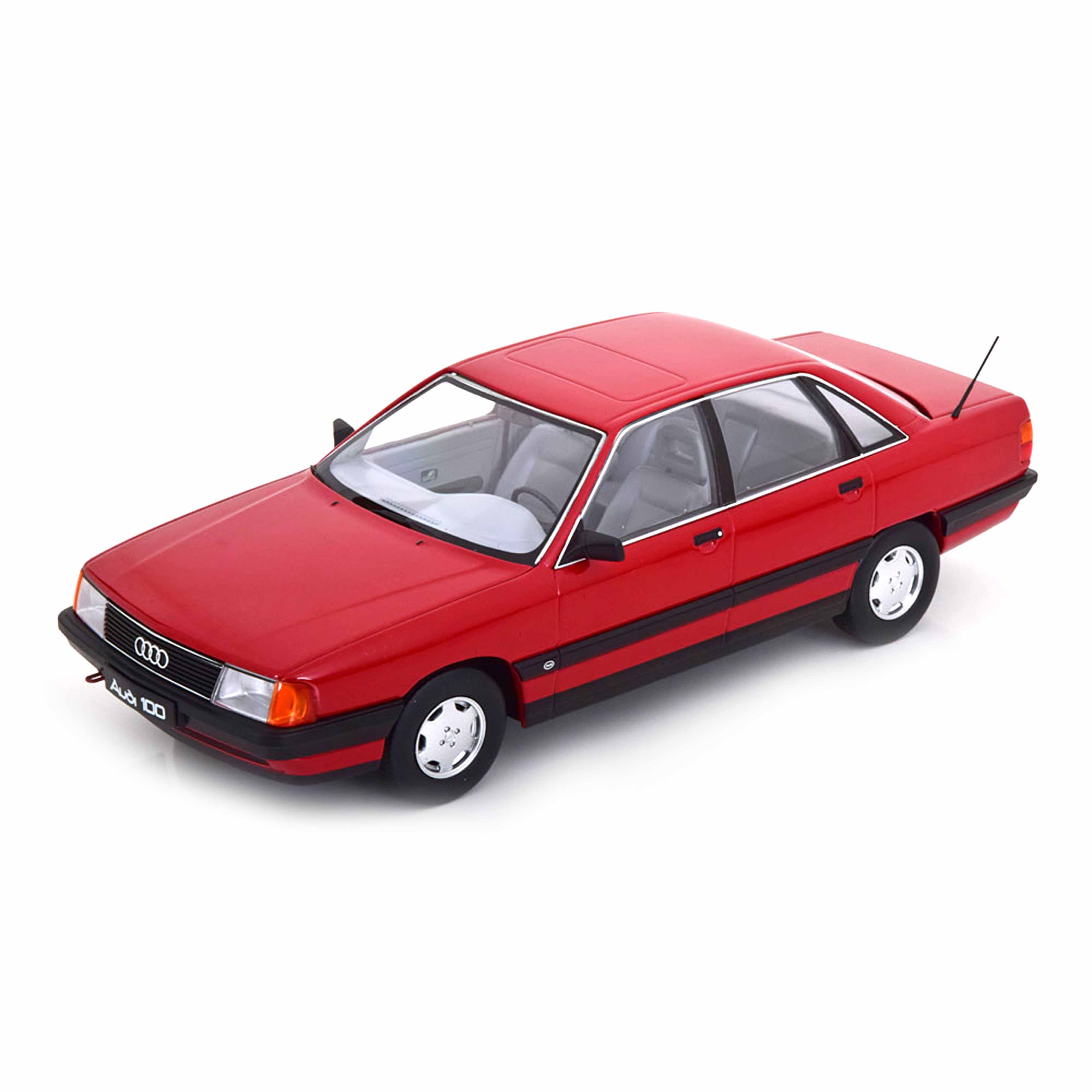 Audi 100 C3 1989 Rouge 1/18