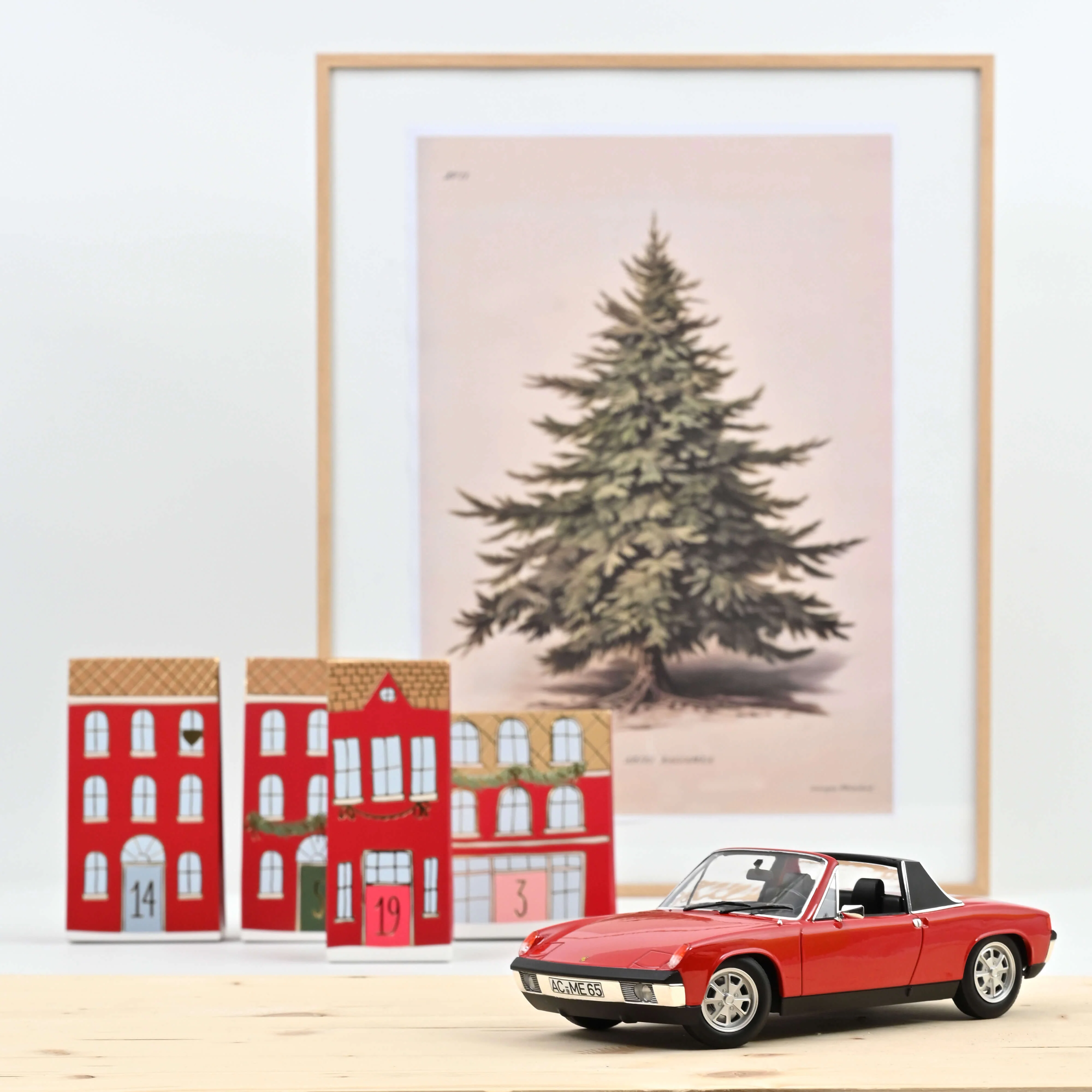 VW-Porsche 914 1.7 1972 Rouge Bahia 1/18