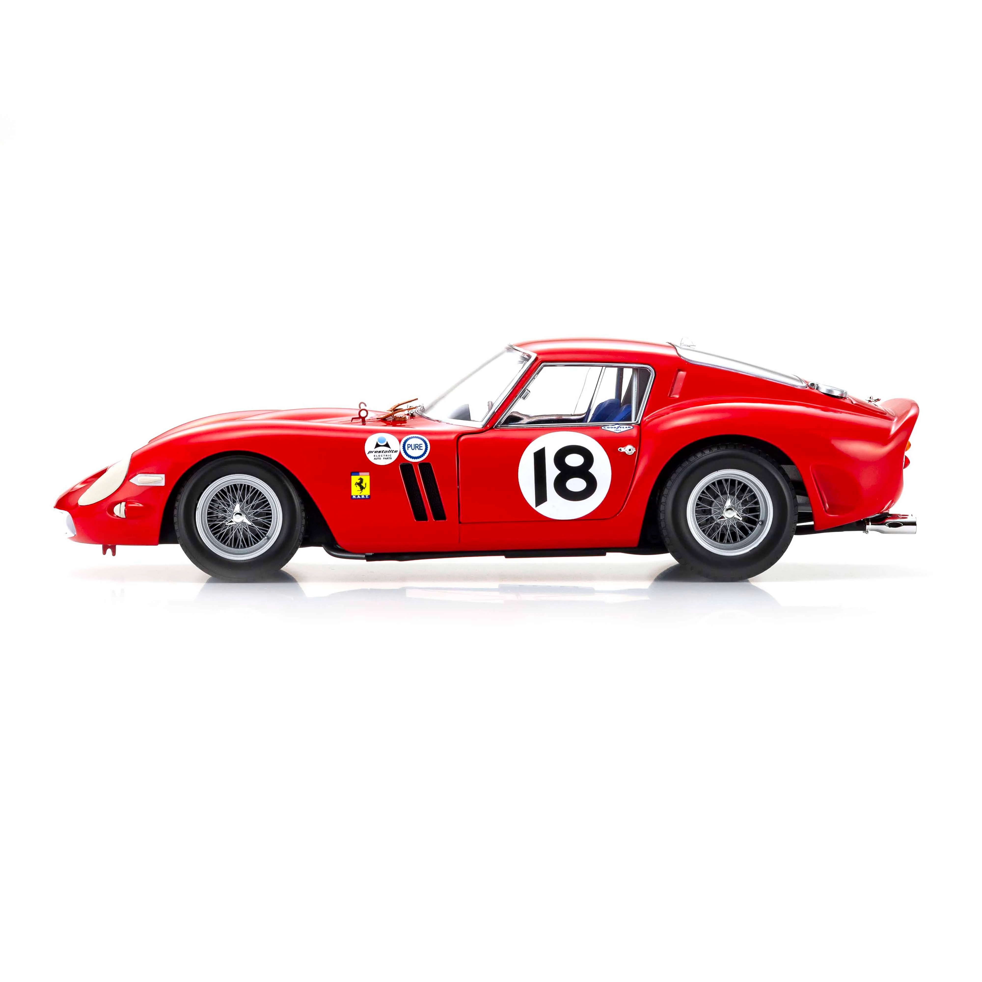 Ferrari 250 GTO 1963 Daytona 3h Rouge N°18 1/18