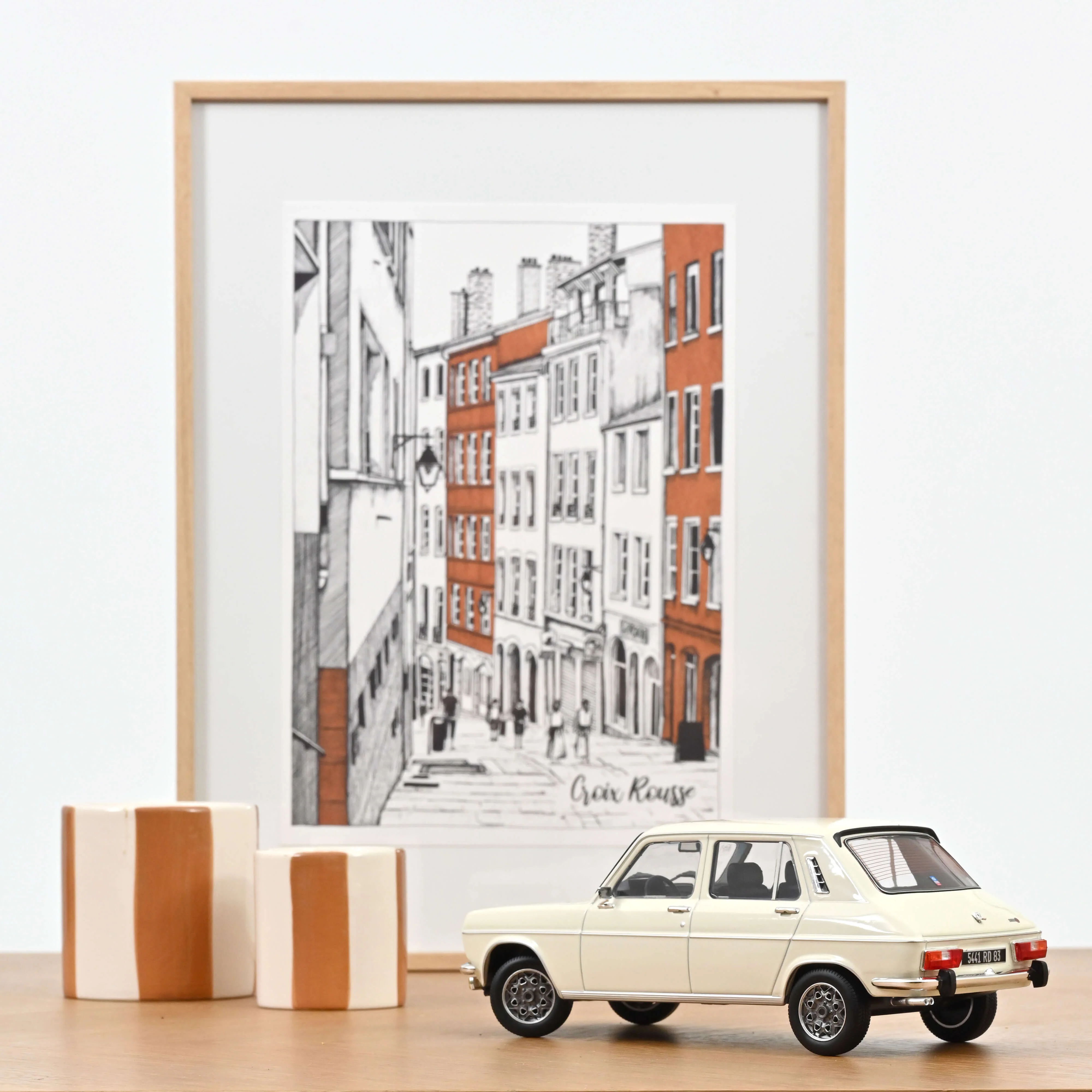 Simca 1100 Ti 1975 Blanc Tacoma 1/18 - 300pcs