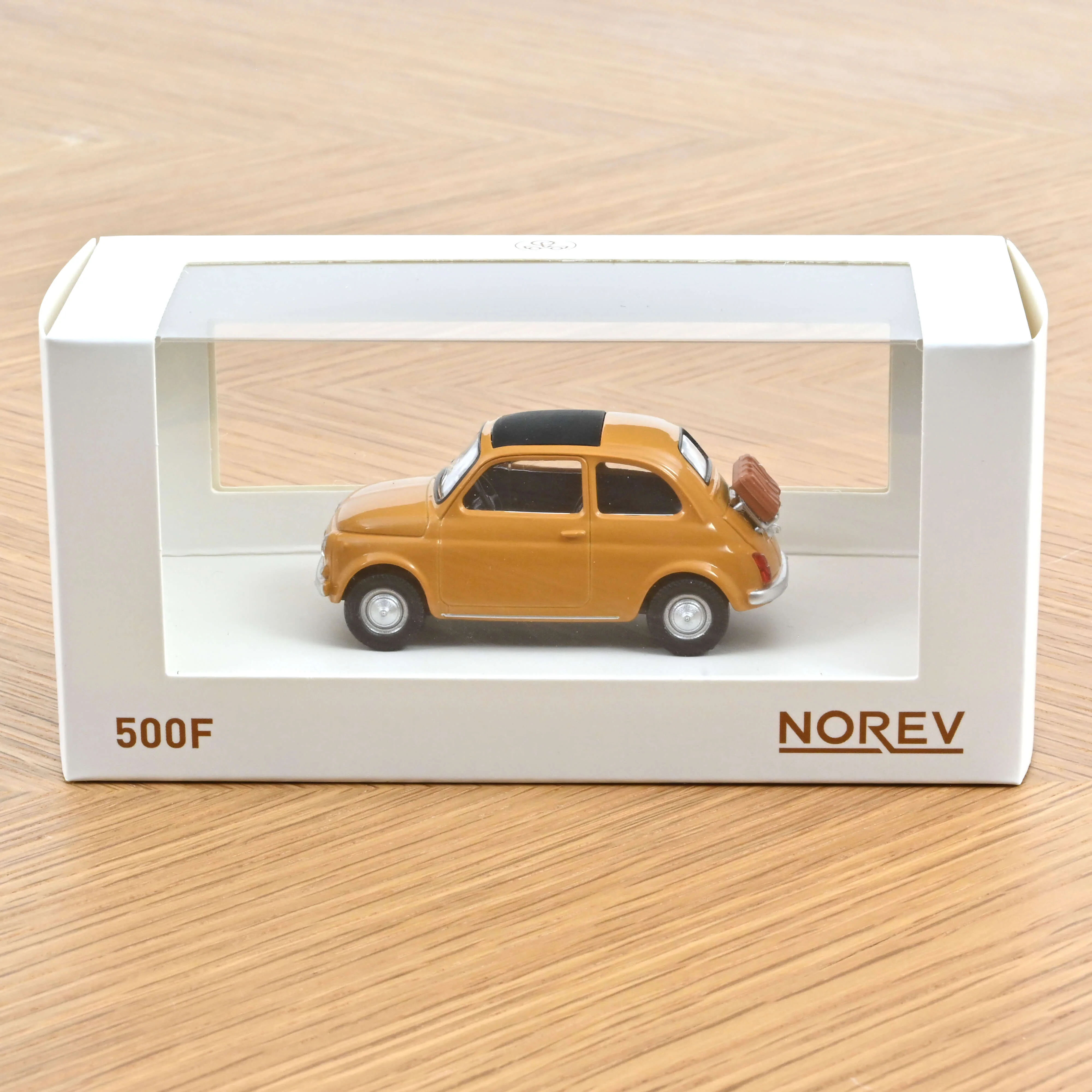 Fiat 500 F 1965 Jaune Positano Jet-car 1/43