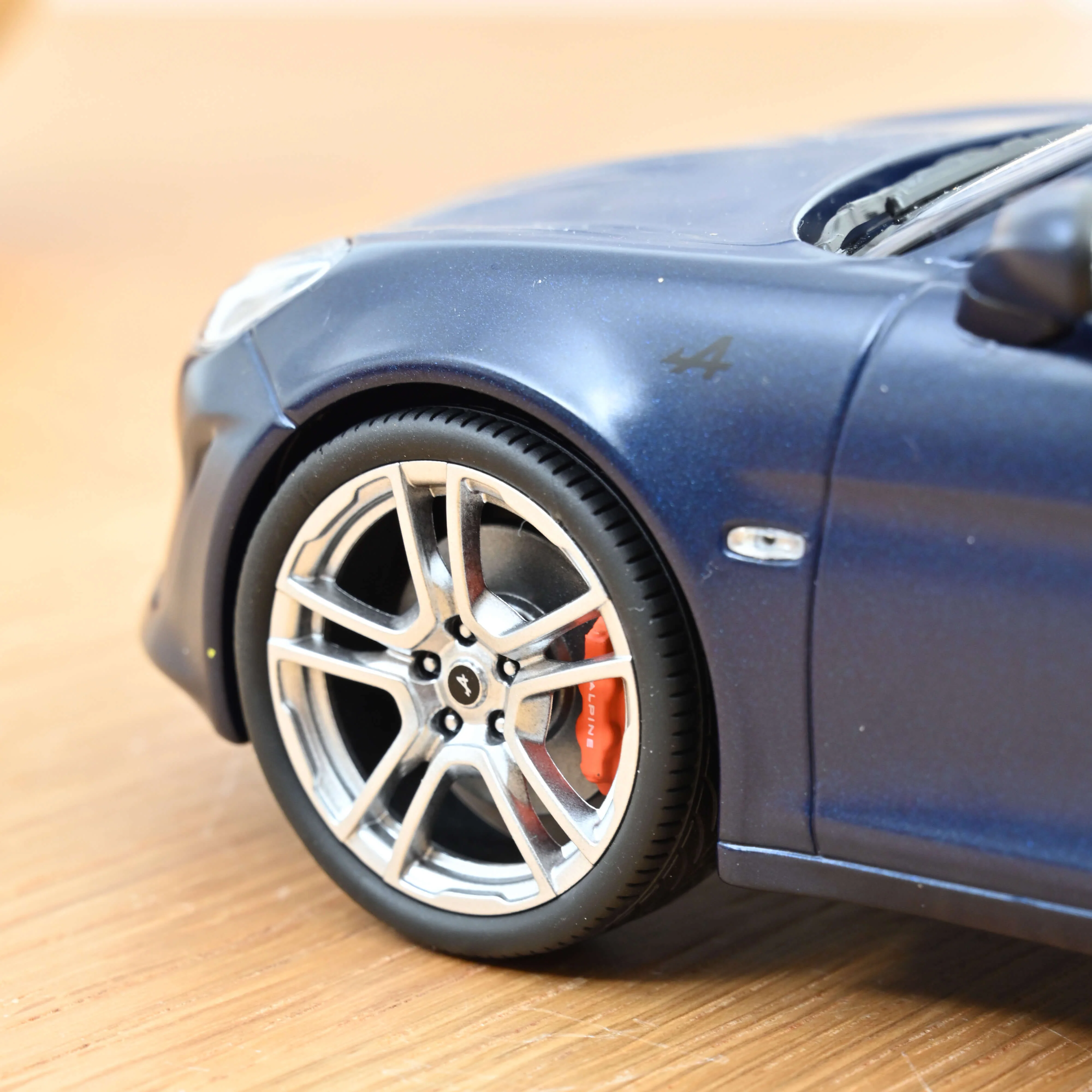Alpine A110 S 2025  Bleu Tempête Mat 1/18