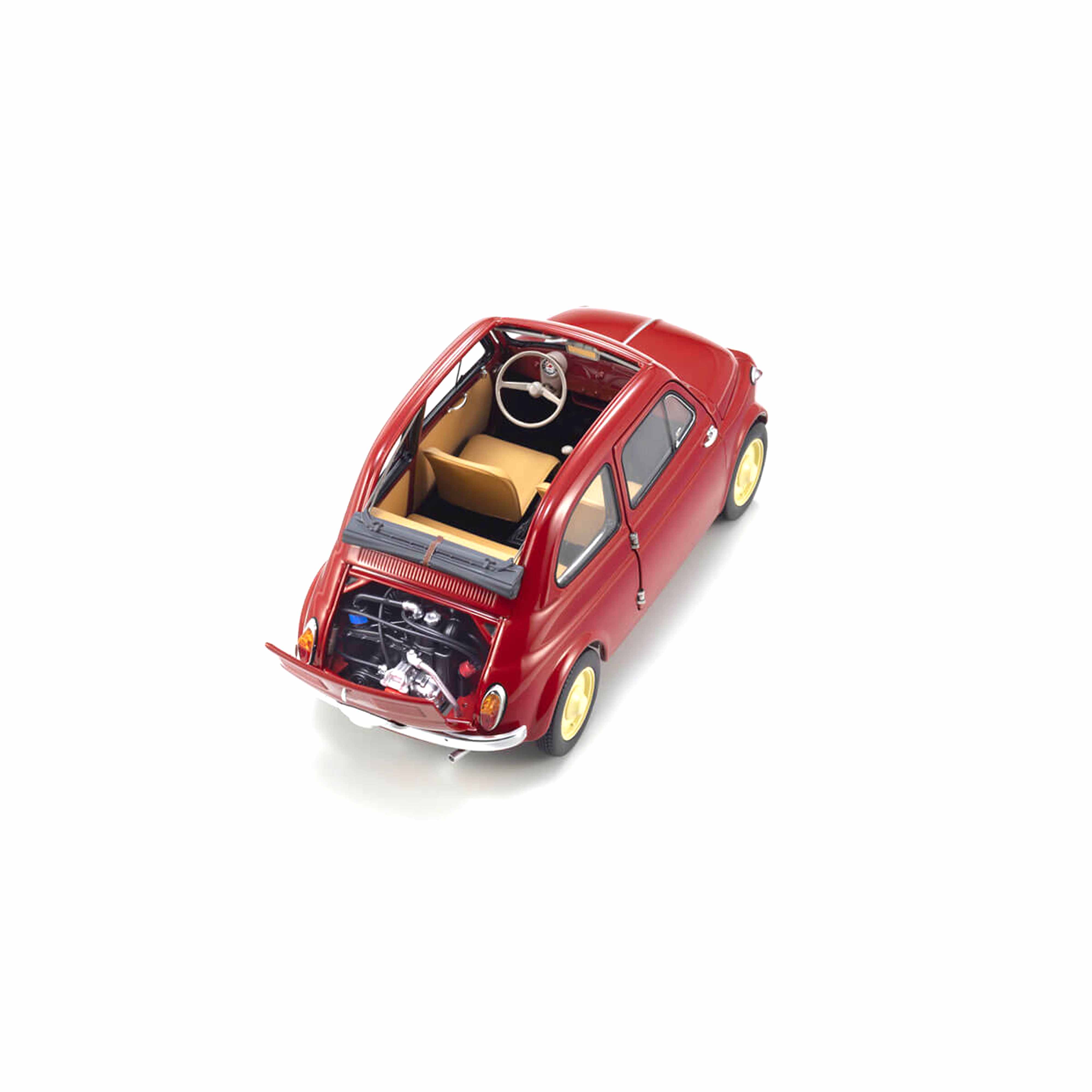 Fiat Nuova 500 Rouge Corail 1/18