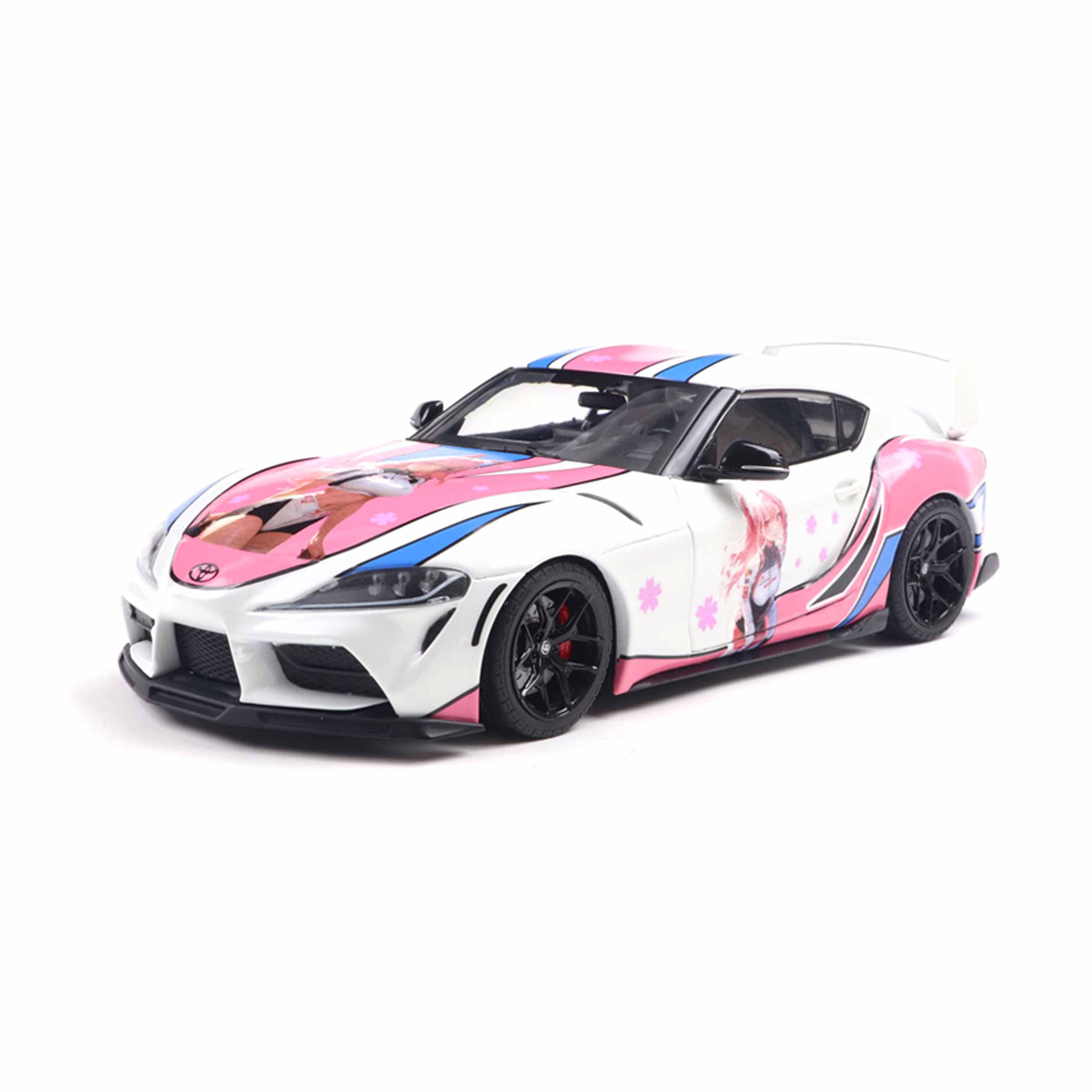 Toyota GR Supra Solido Works Itasha Blanc 2024 1/18